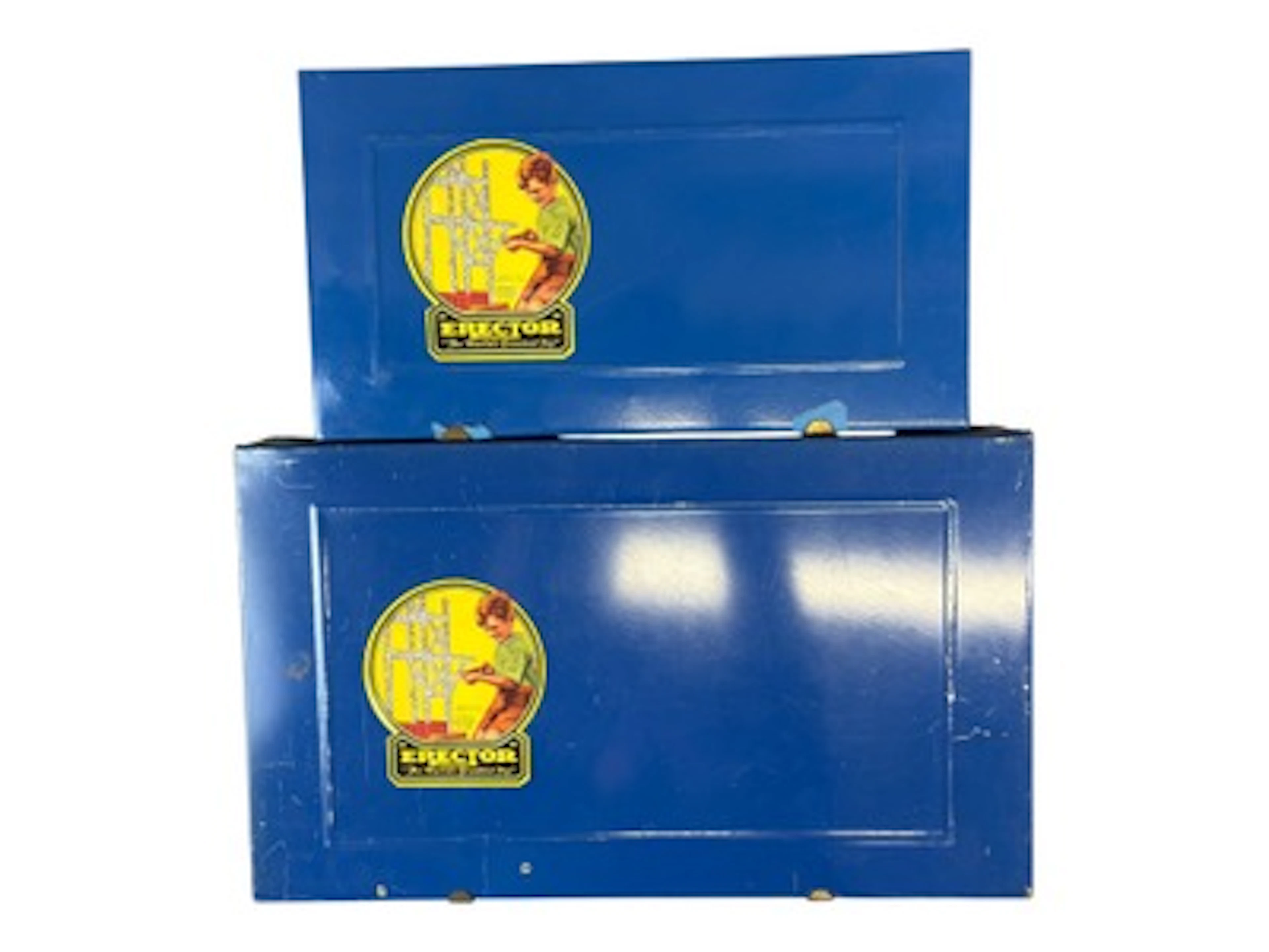 Boxed Gilbert No. 7-1/2 and No. 9-1/2 Erector Sets