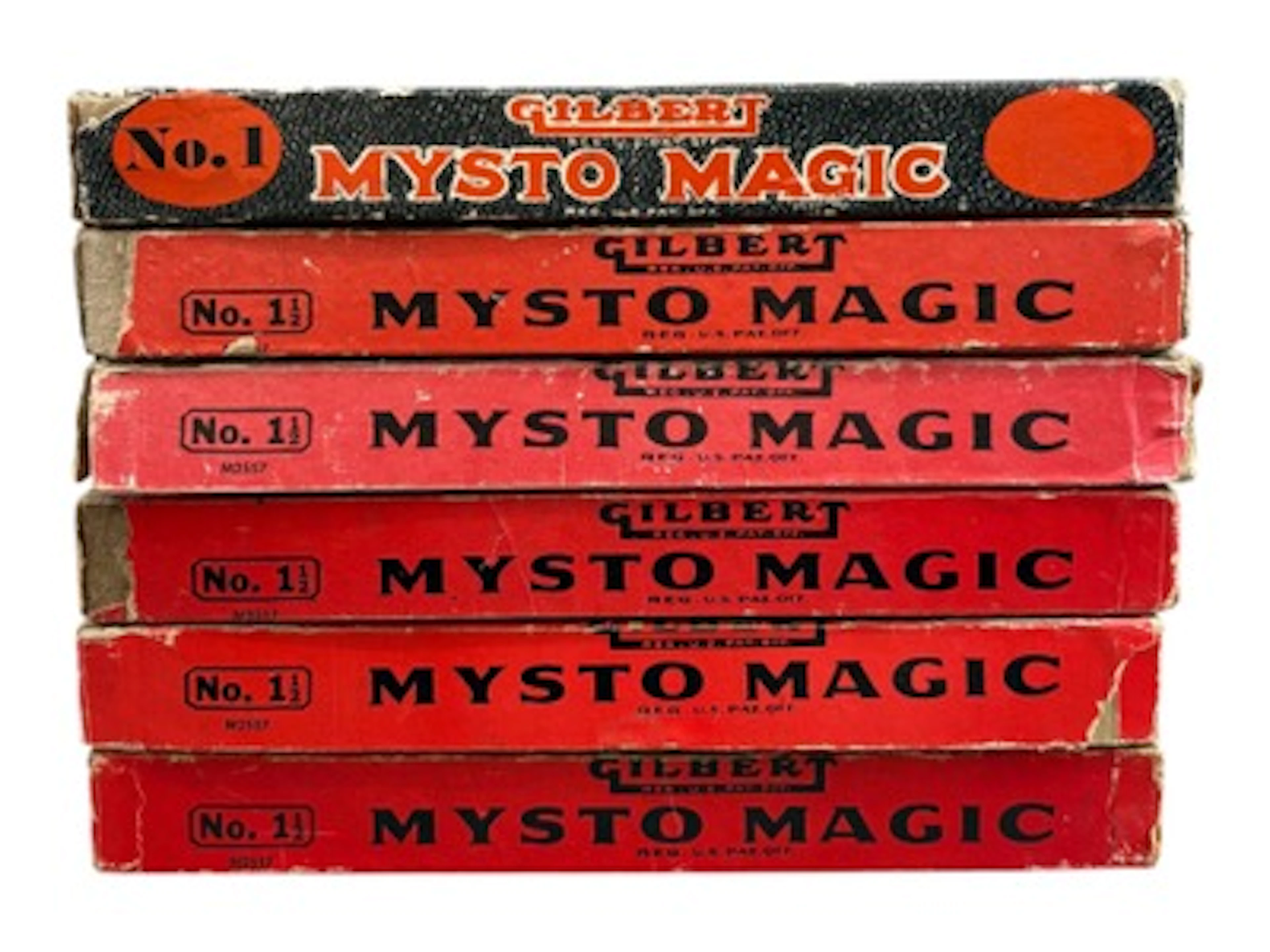 (6) Boxed A.C. Gilbert Mysto Magic Sets