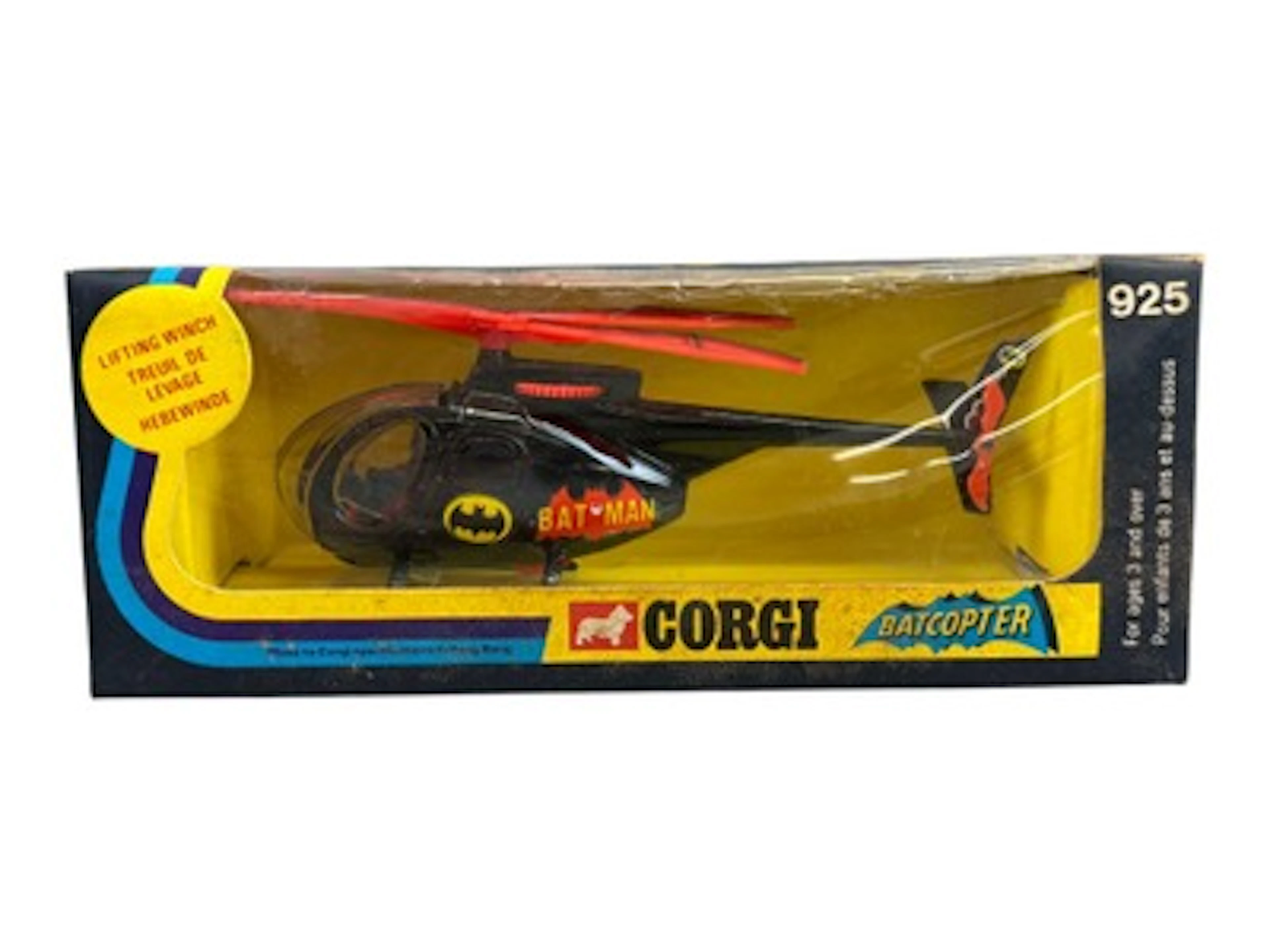 Corgi Toys 925 Batcopter in Original Box