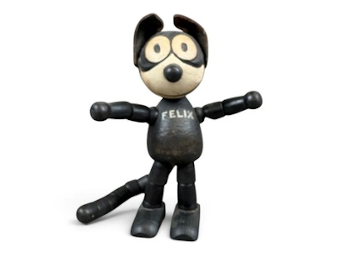 Wooden Schoenhut Felix the Cat Figure