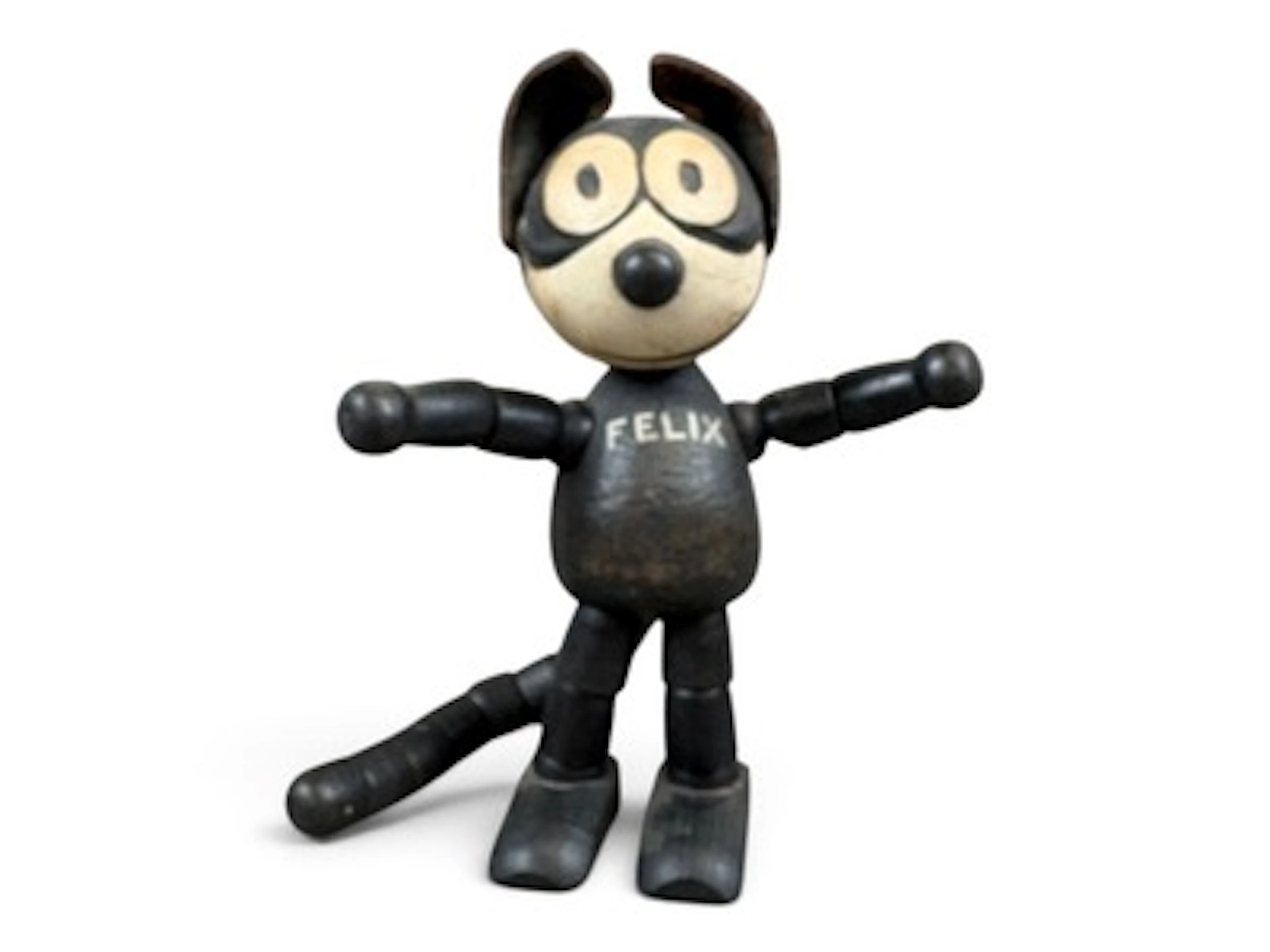 Wooden Schoenhut Felix the Cat Figure