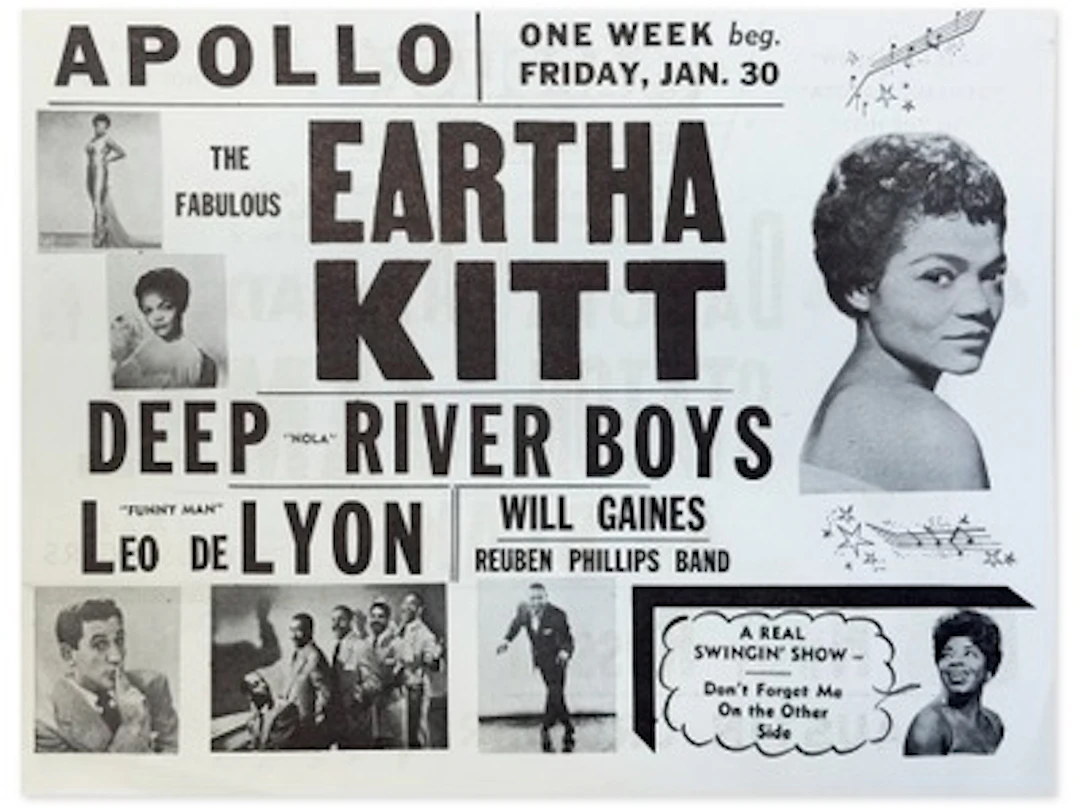 Apollo Theater Promotional Flyer