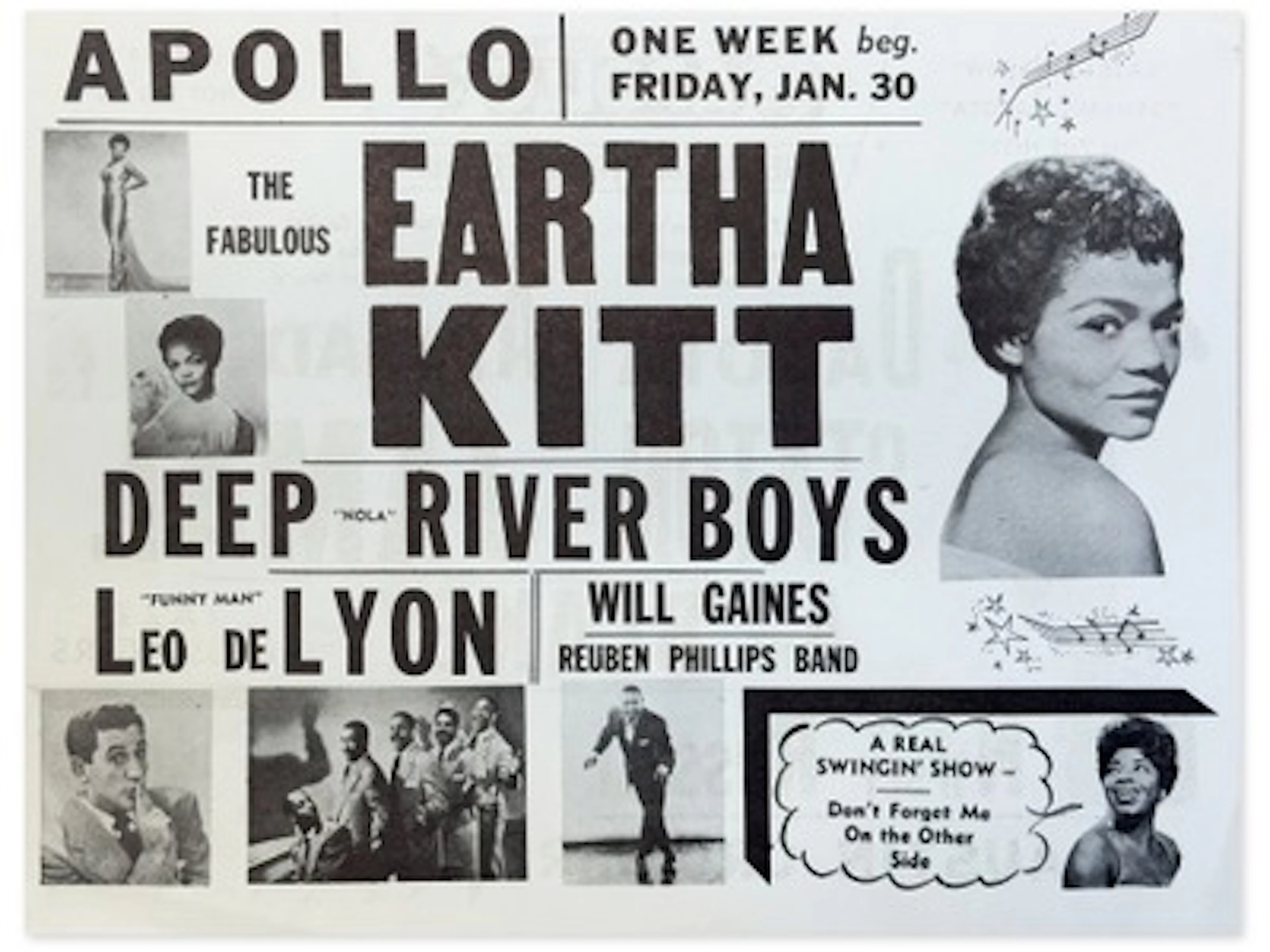 Apollo Theater Promotional Flyer
