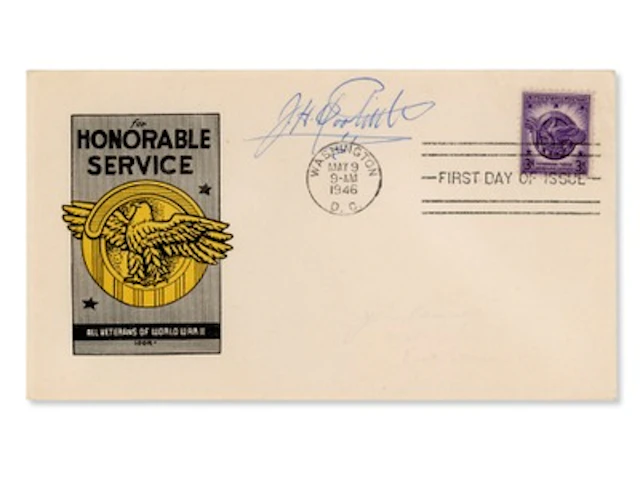 J. H. Doolittle Signed First Day Cover