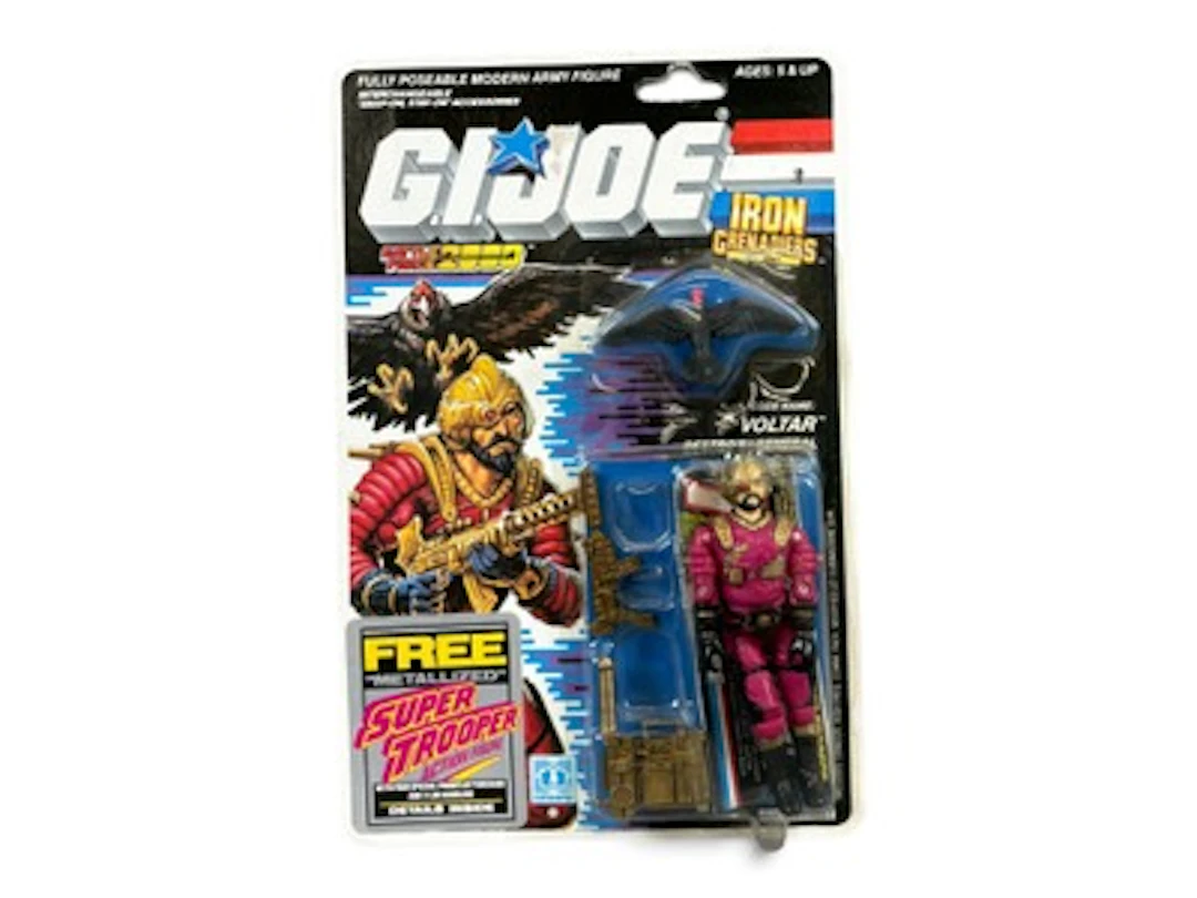 1988 MOC GI Joe Voltar Figure, 34 Back