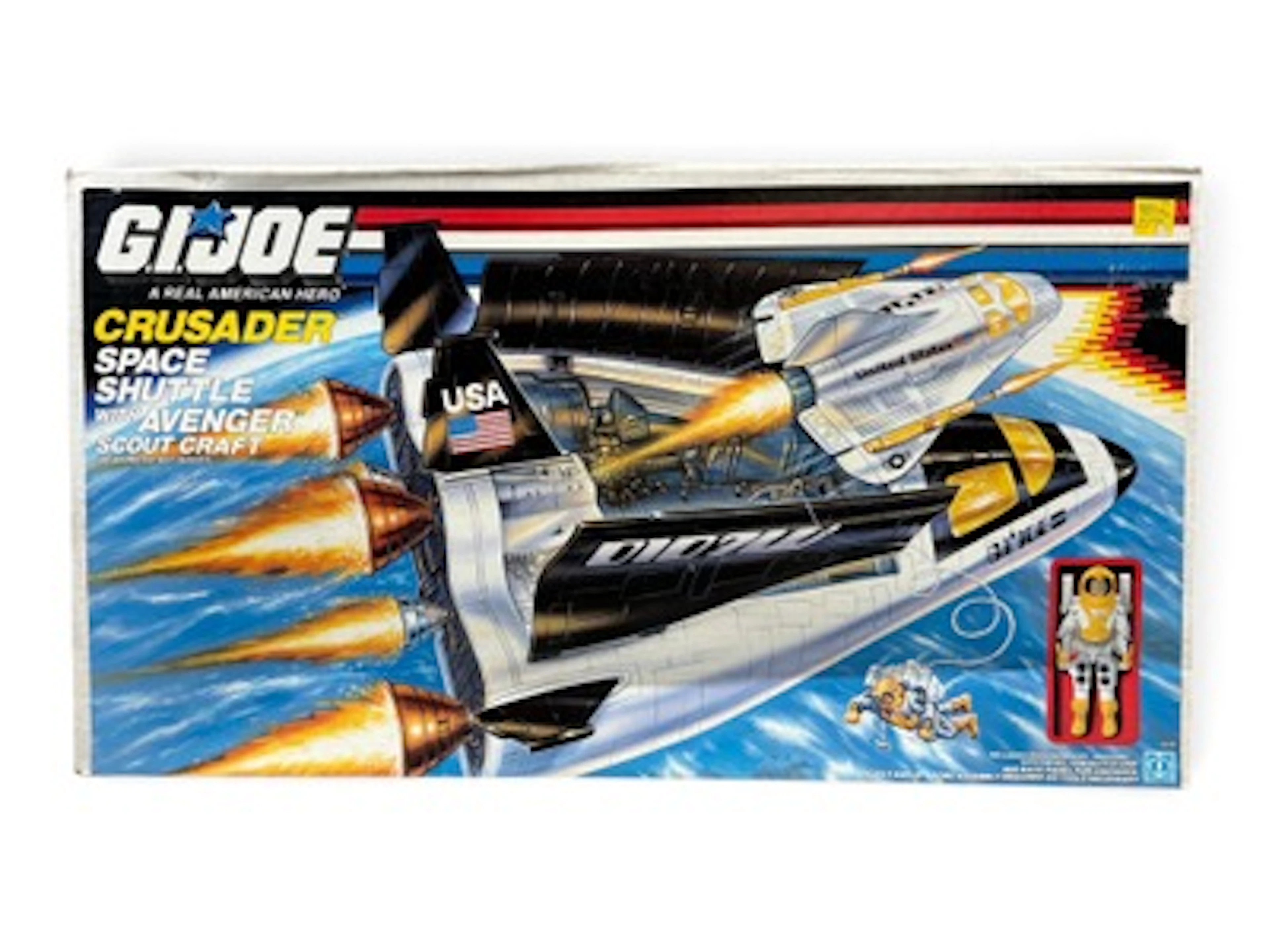 MISB, Hasbro 1989 GI Joe Crusader Space Shuttle