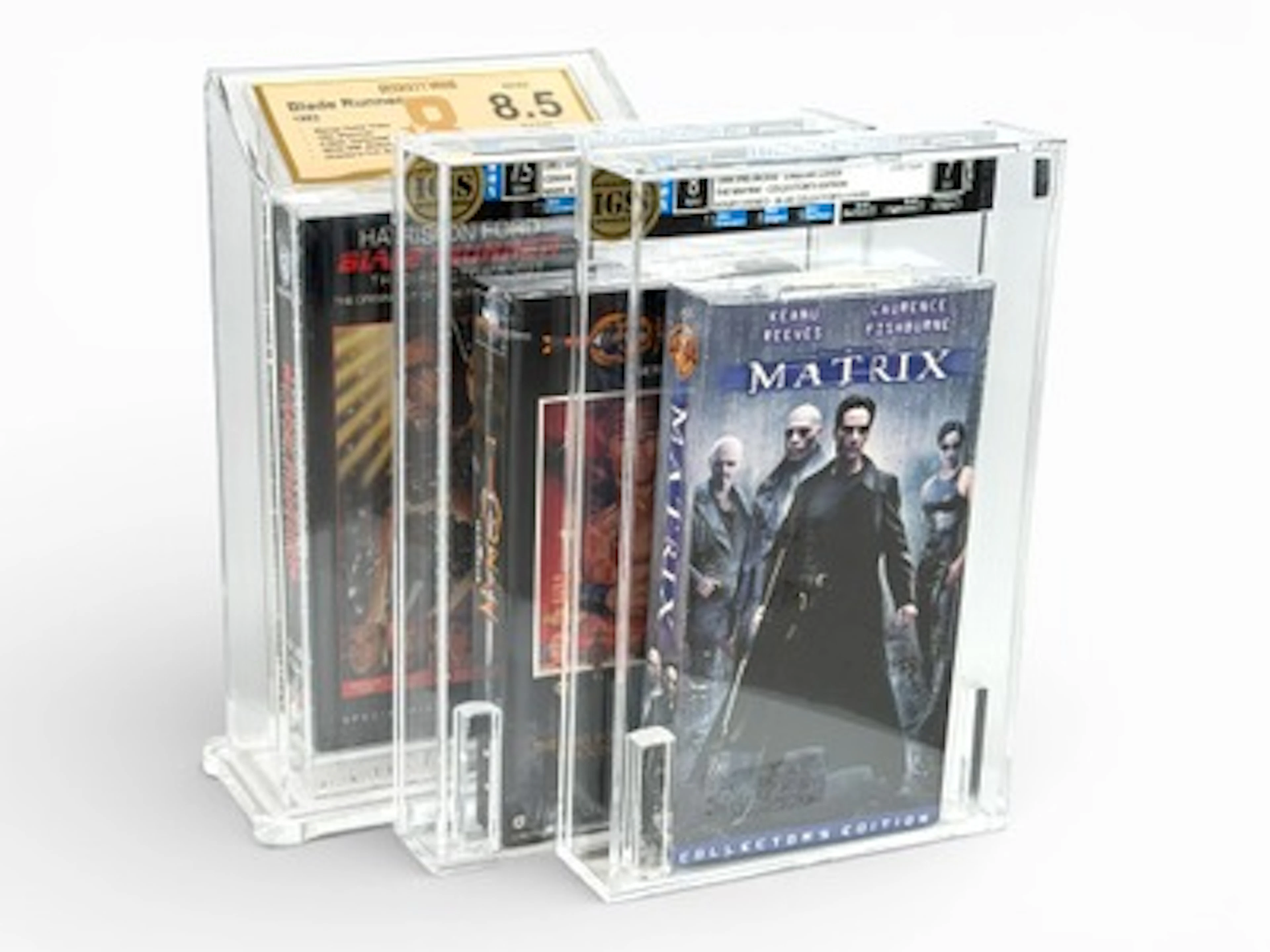 (3) Graded VHS: Conan, Blade Runner, Matrix