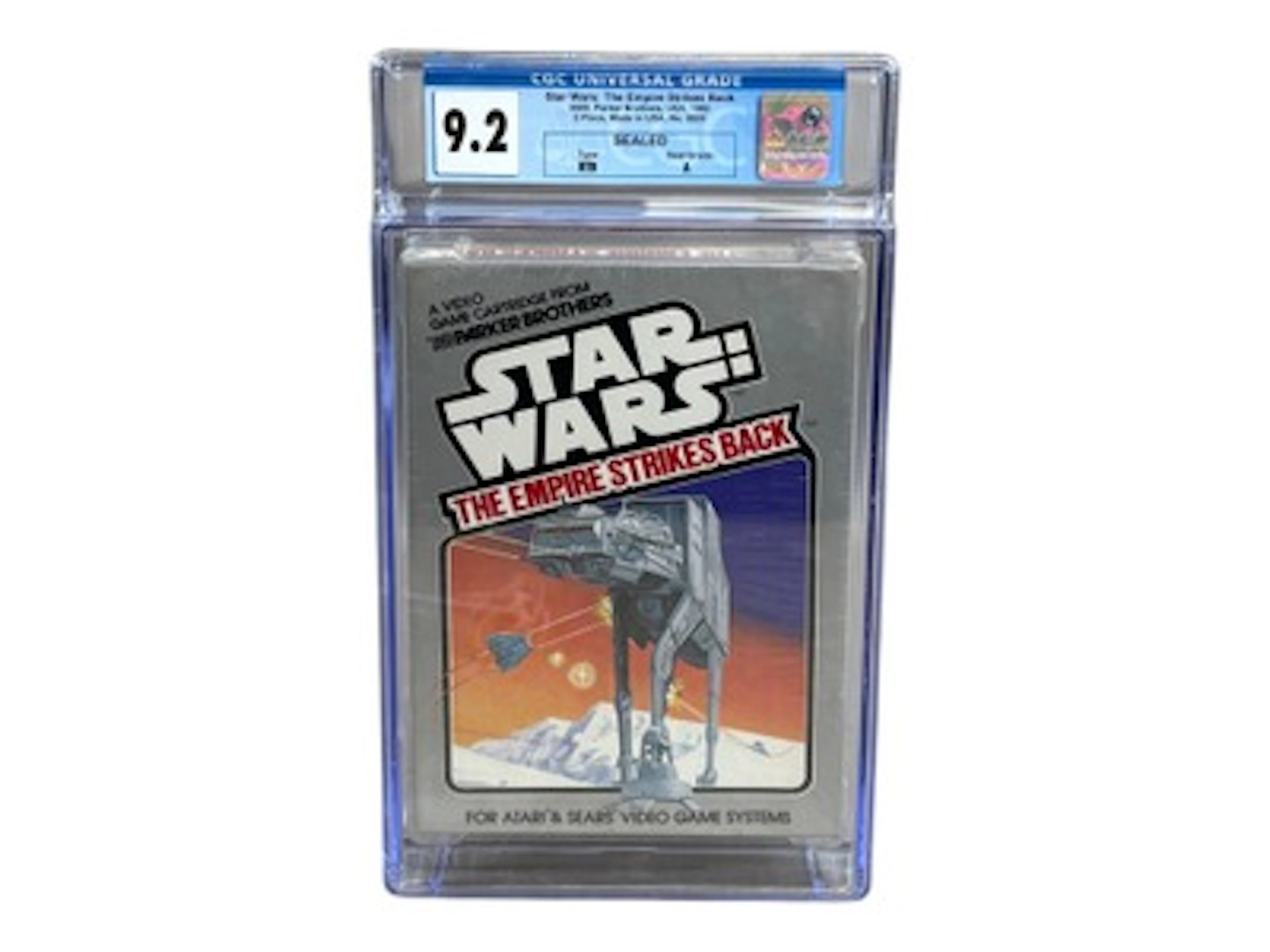 Star Wars Empire Strikes Back, Atari 2600 CGC 9.2