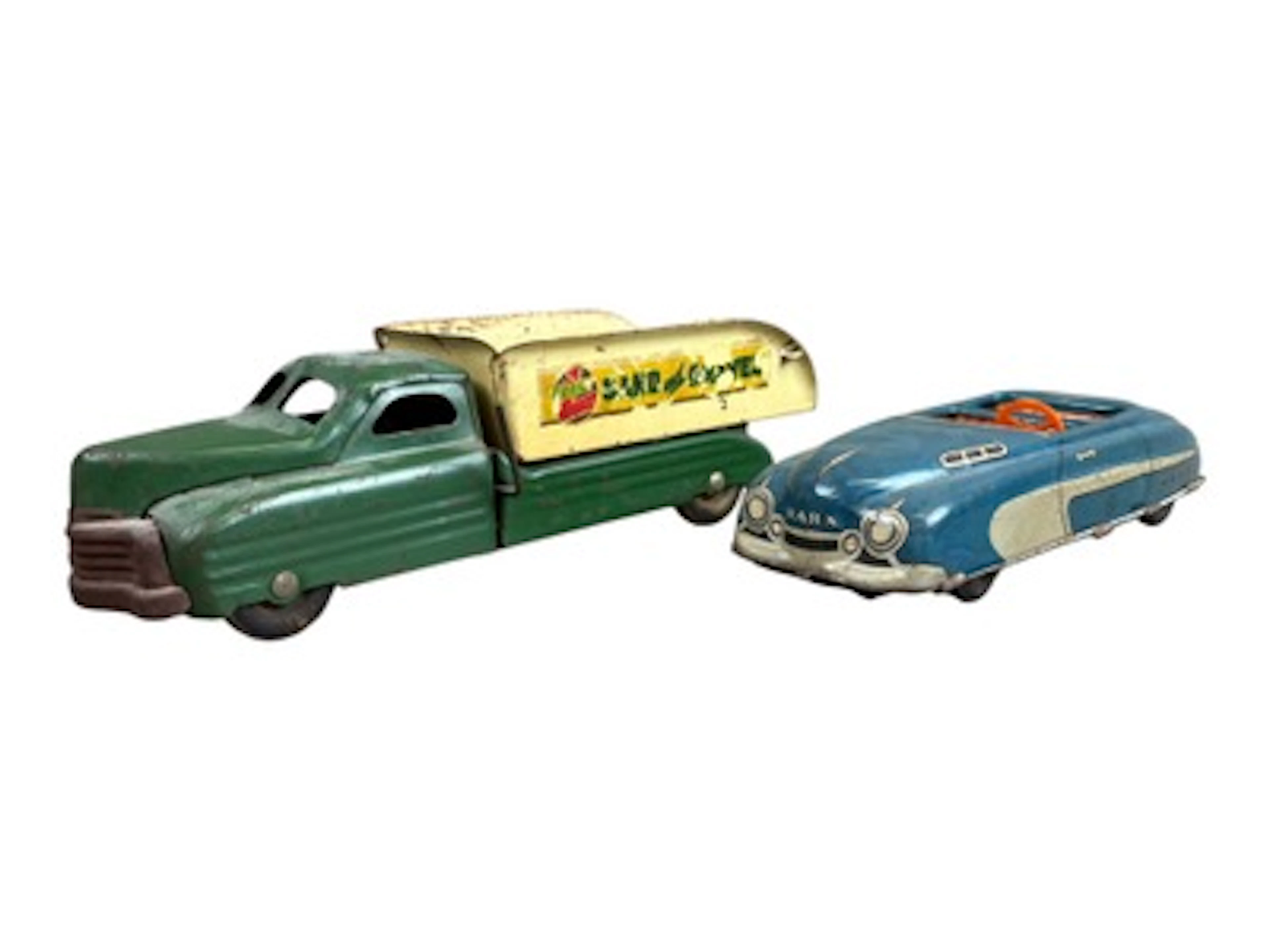 2 Pc Vehicle Lot, Buddy L Sand & Gravel & Other