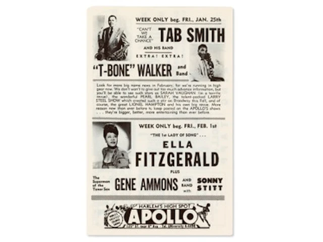 Apollo Theater Roy Milton Handbill