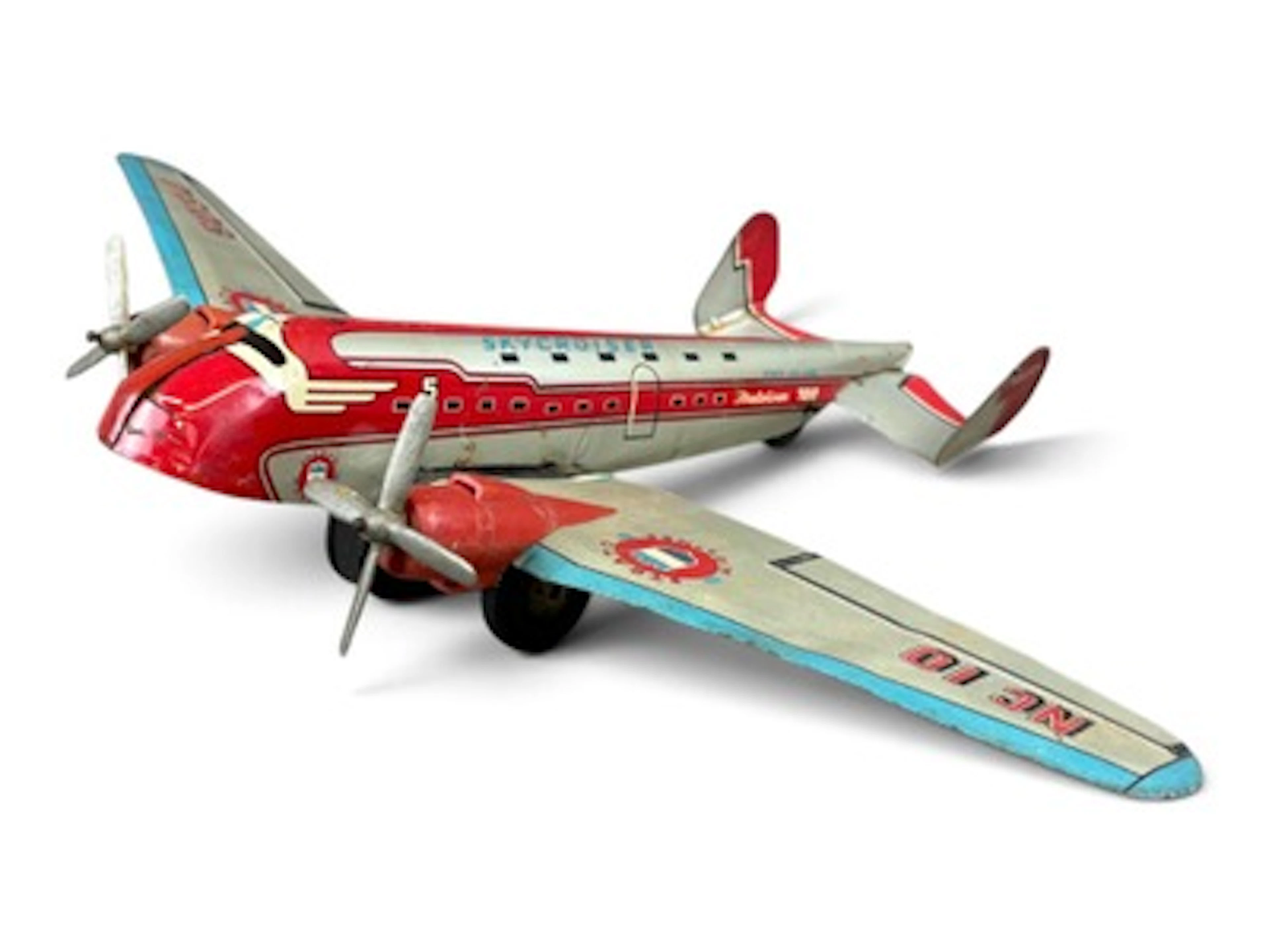 Marx Tin Litho Stratoliner Skycruiser Airplane