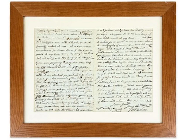 Robert Morris 1795 ALS