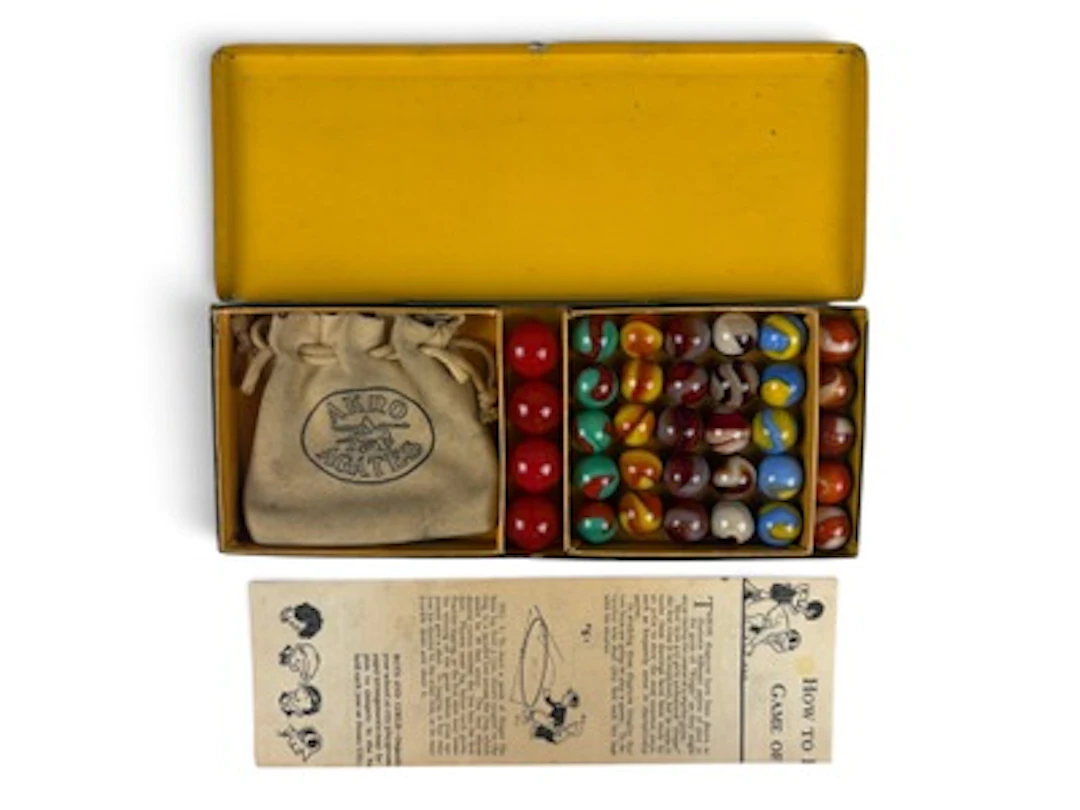 Super Vintage Boxed Arko 150 Marble Set