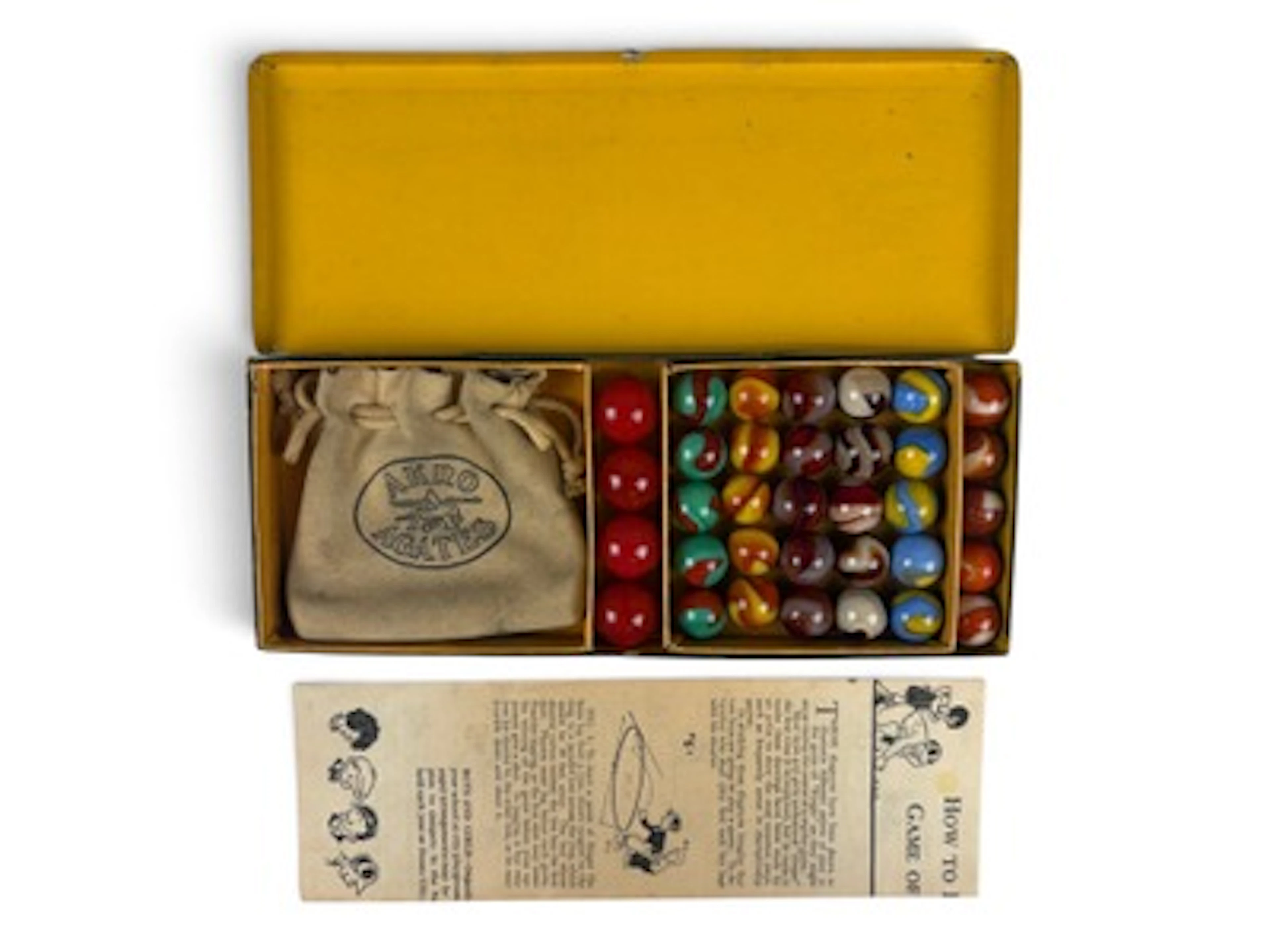 Super Vintage Boxed Arko 150 Marble Set