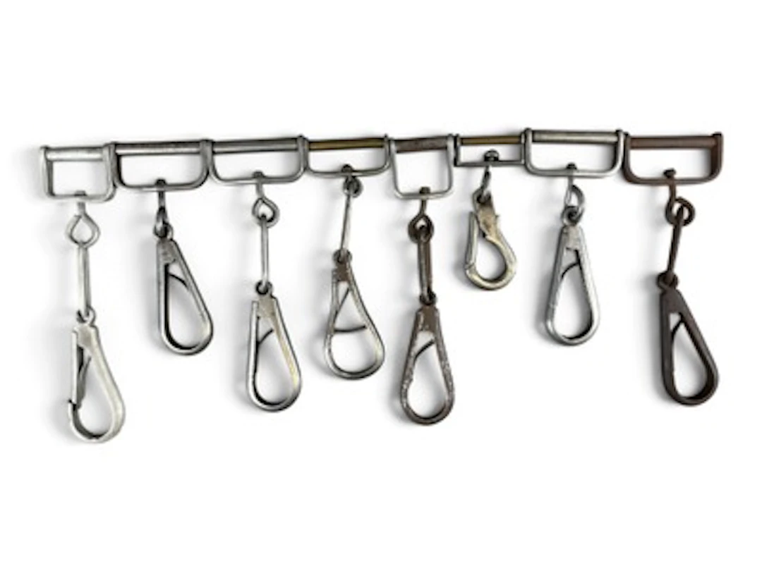 (8) Antique Cavalry Carbine Hooks and Swivels