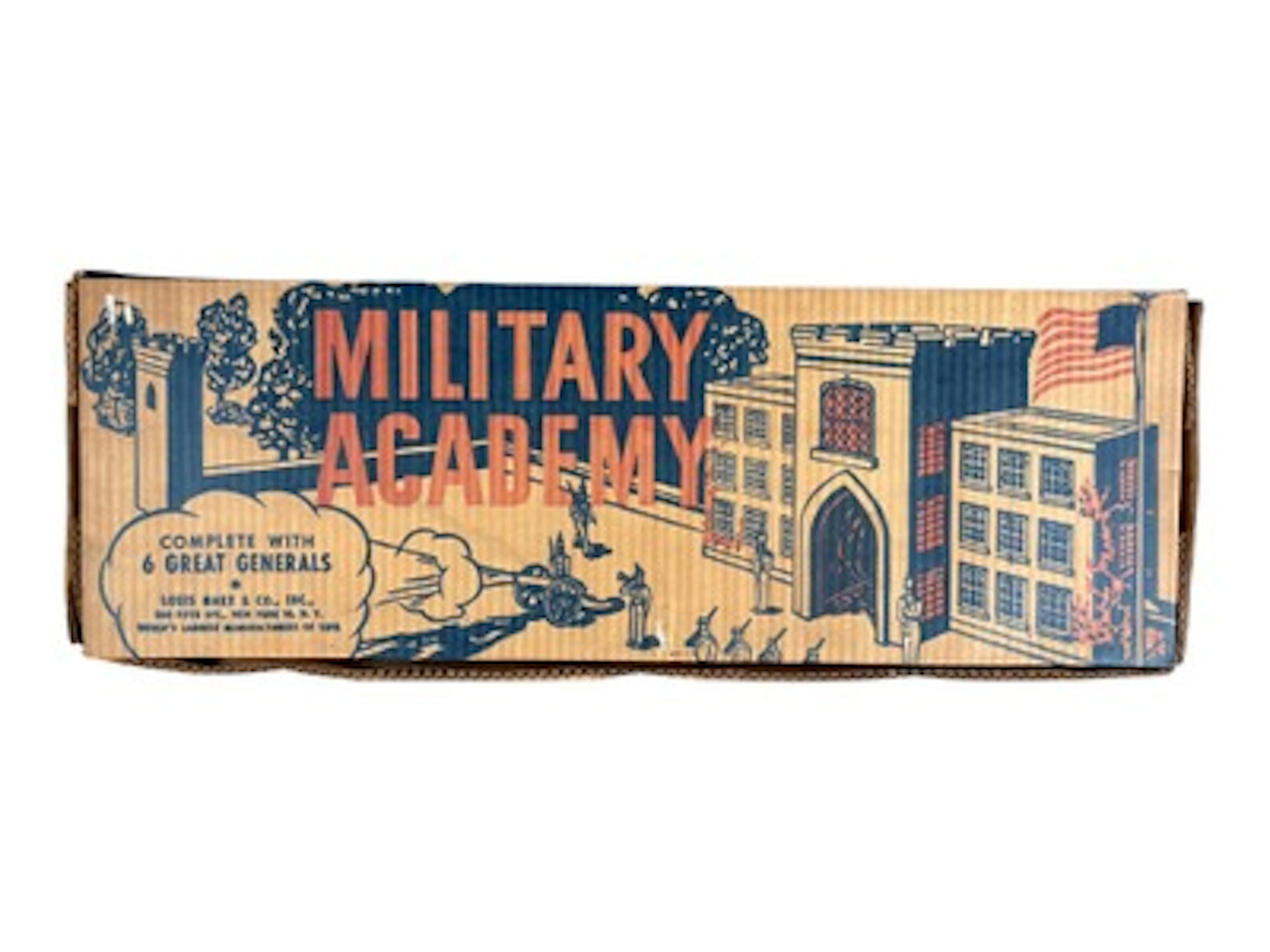 Boxed Marx Military Academy Playset