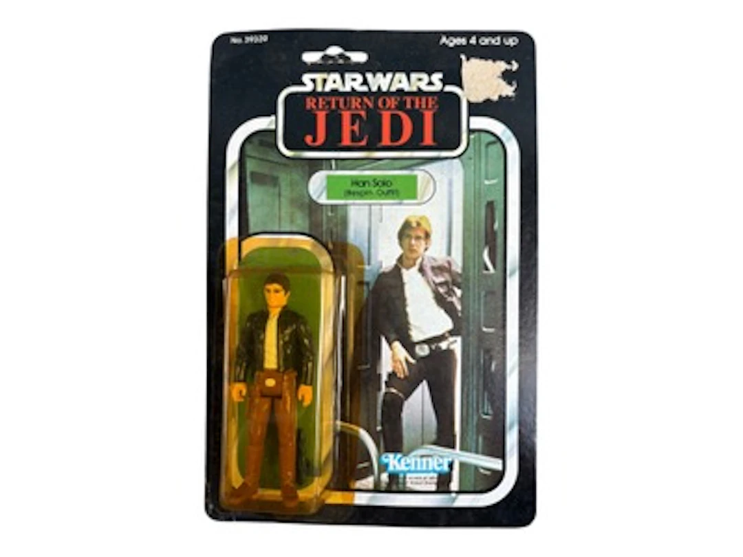 MOC 1983 Star Wars ROTJ Han Solo, 79 Back-A