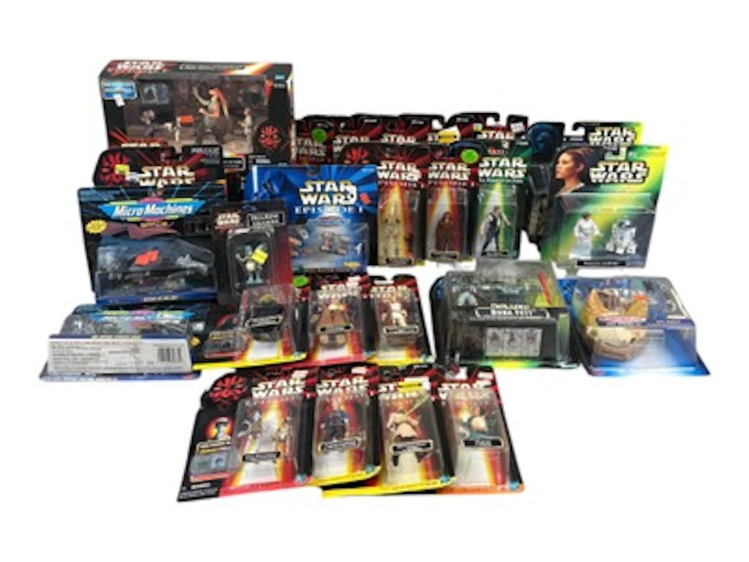 Lot of Modern Star Wars Action Figures & Toys