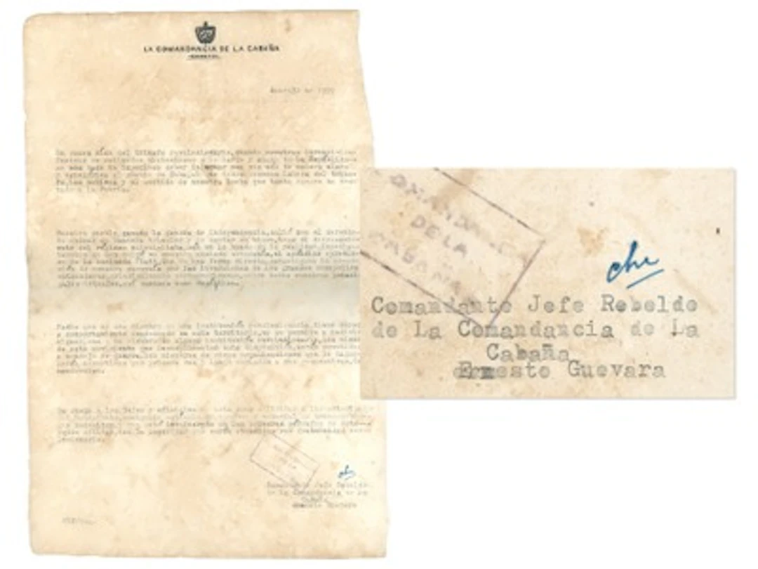 Che Guevara Signed 1959 Document - PSA/DNA