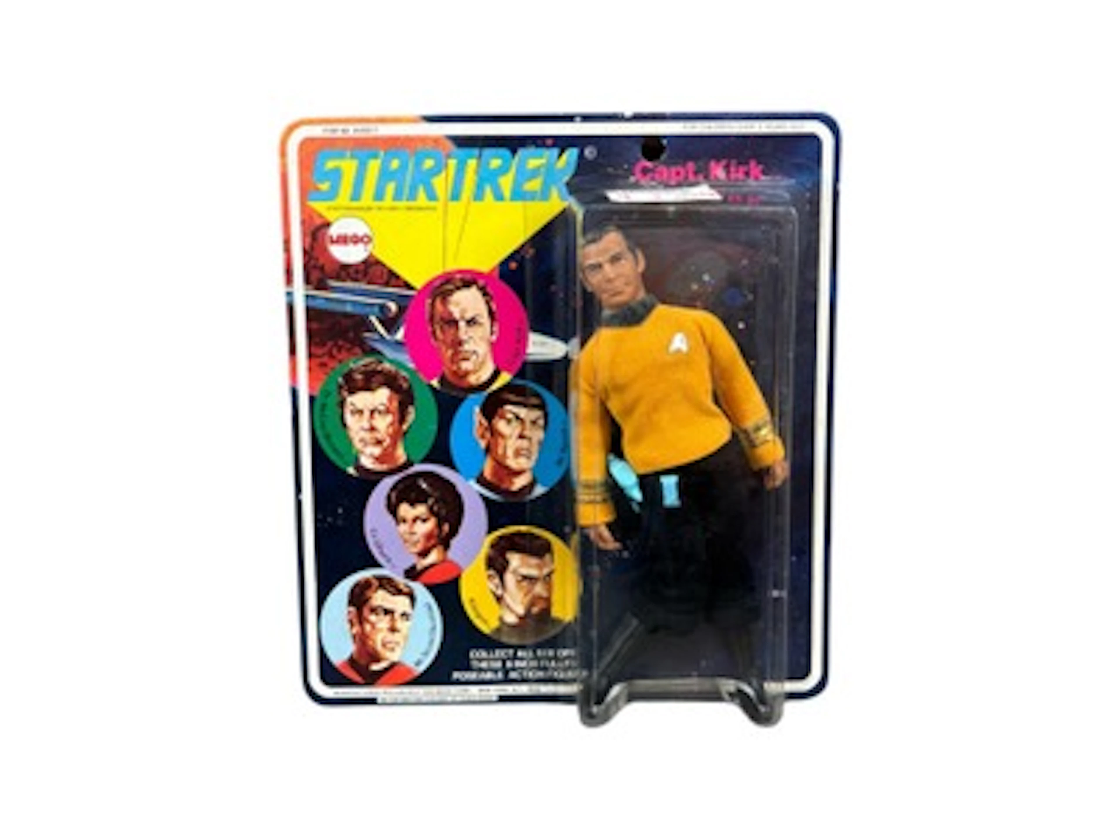 MOC Mego Star Trek Capt. Kirk Action Figure