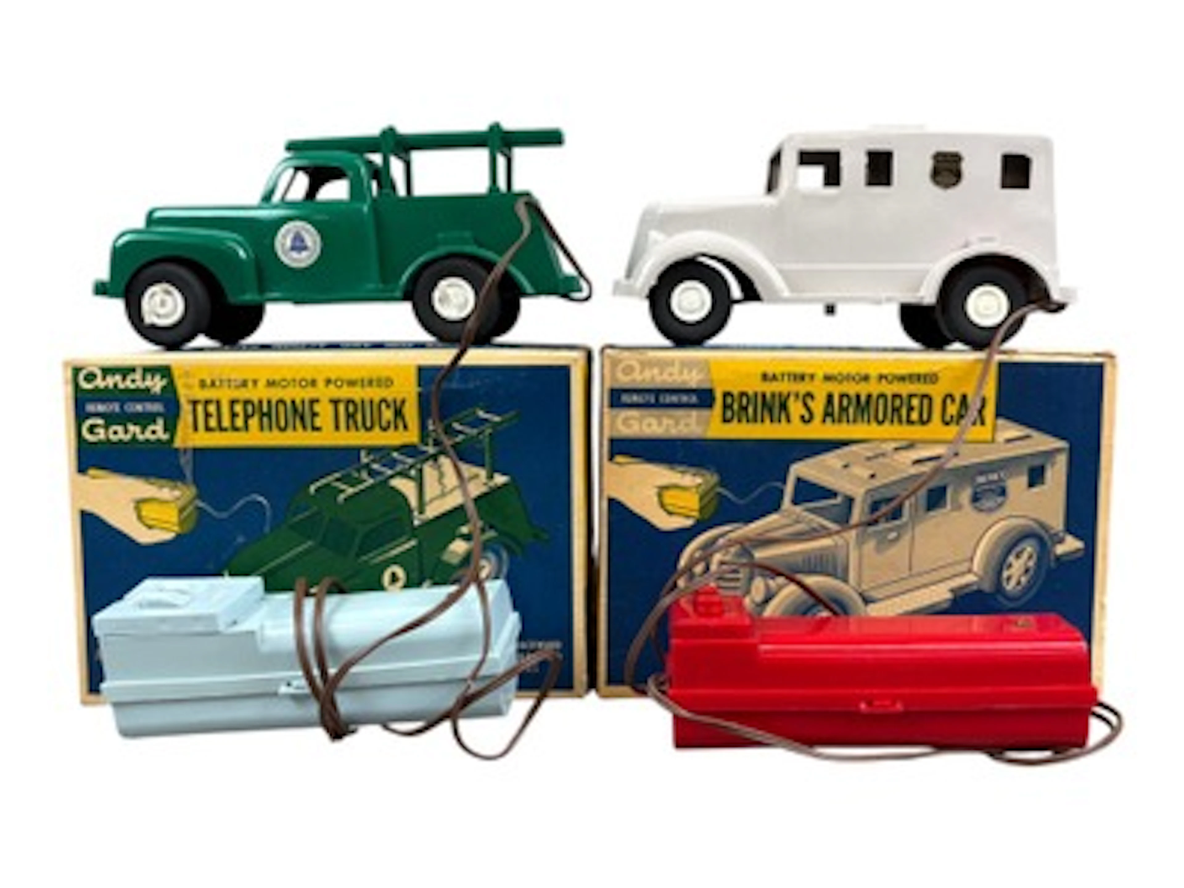 Boxed Andy Gard Telephone & Brink's Armored Truck