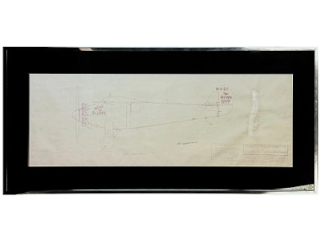 Spirit of St. Louis Ed Morrow Blueprint Archive