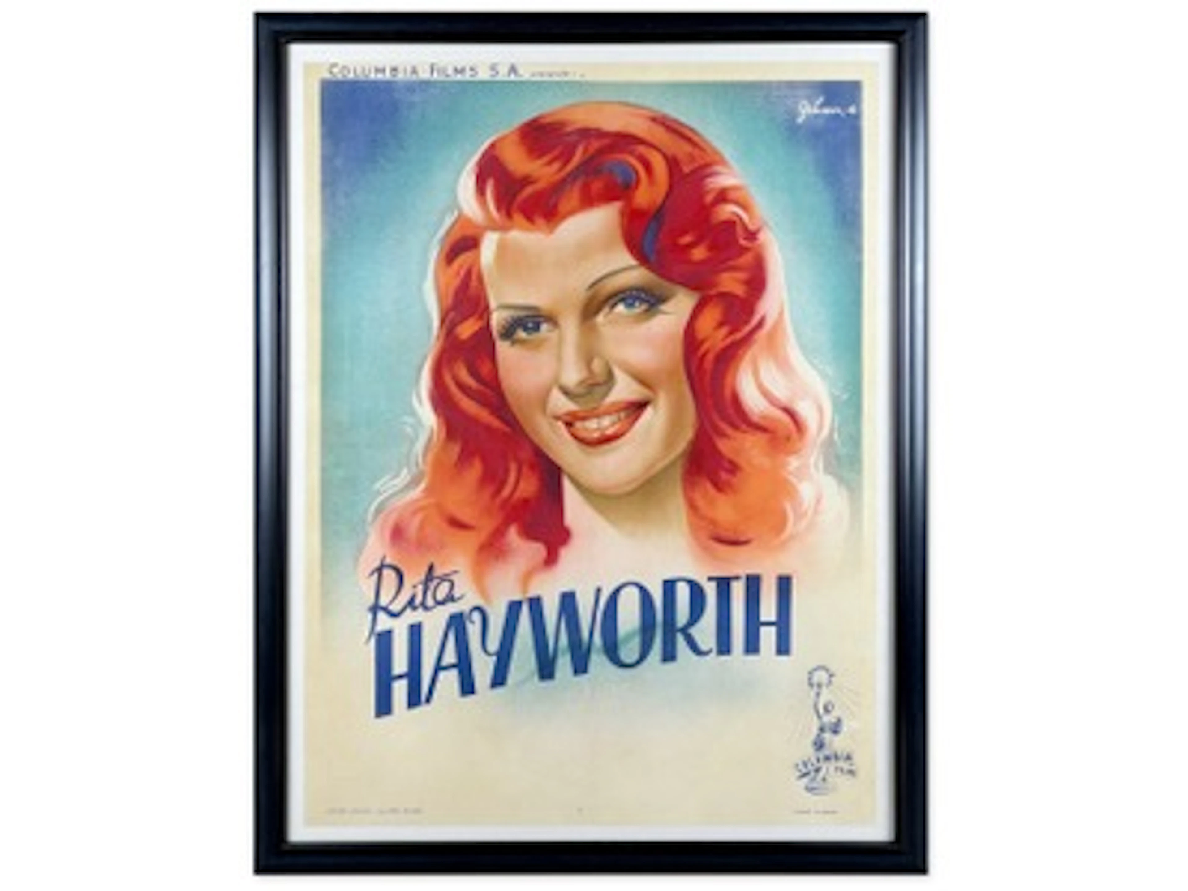 1940's Rita Hayworth French Personality Poster