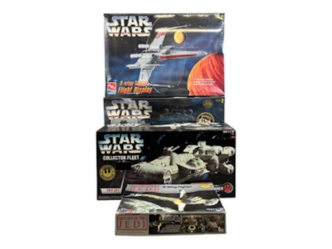 Modern Star Wars Lot, Model Kits, and More