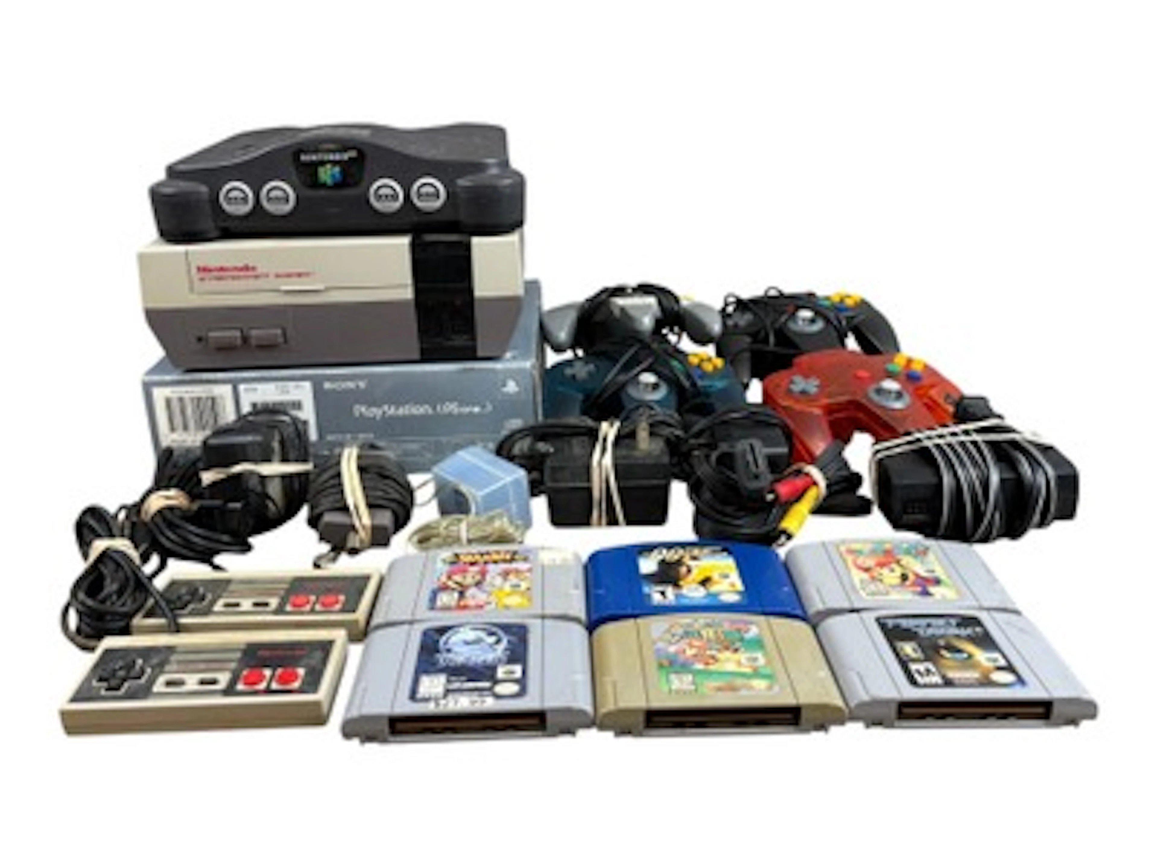 Estate Video Game Lot, NES, Nintendo 64, Etc