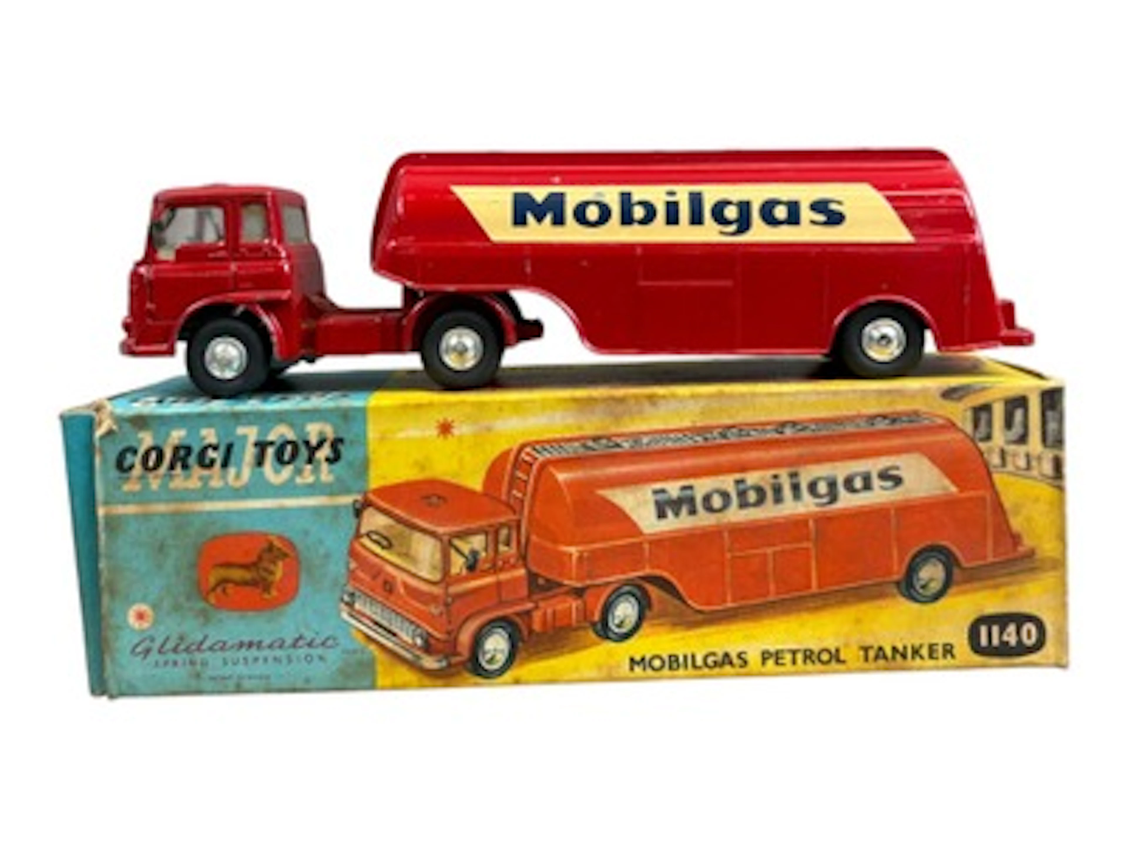 Corgi Toys 1140 Mobilgas Petrol Tanker w/Orig Box