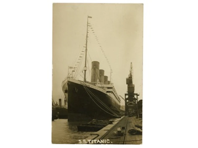 S.S. Titanic Real Photo Postcard