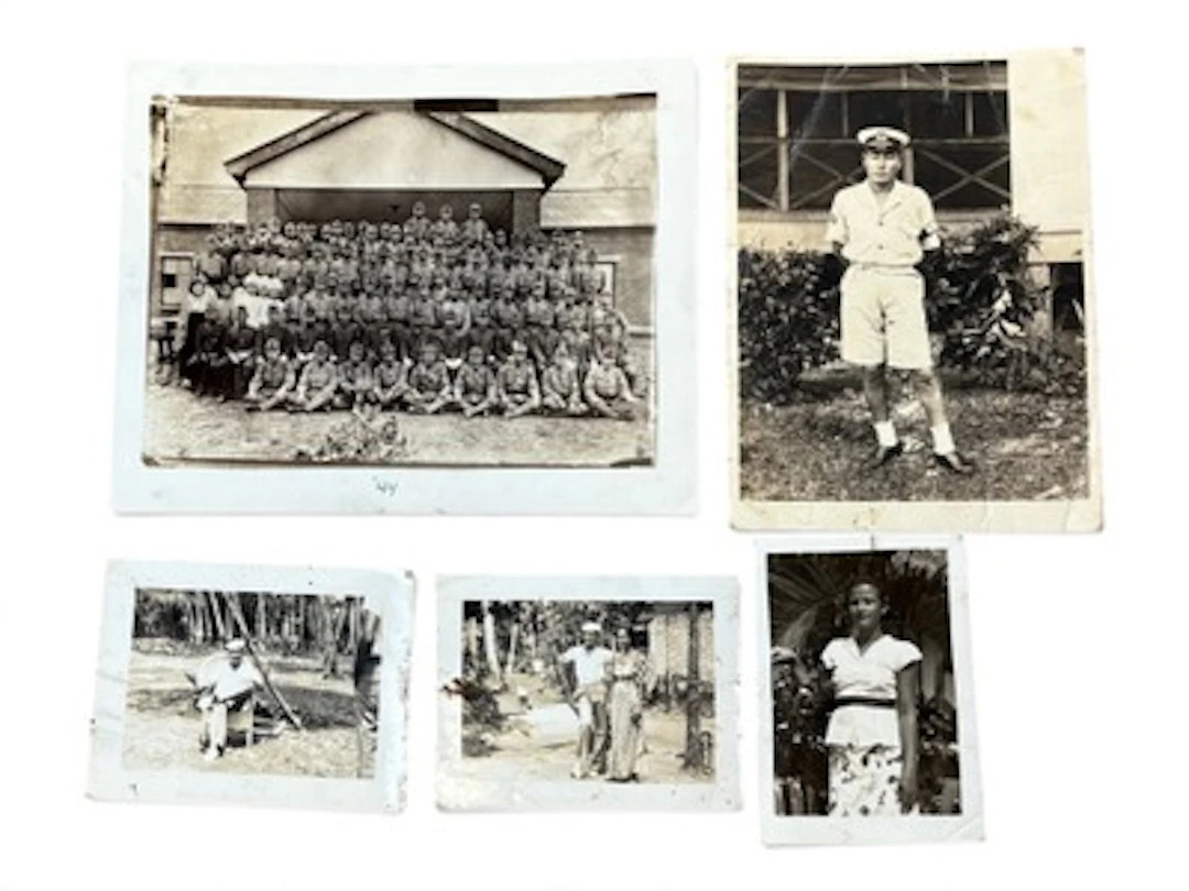 (5) WW2 Guam 1944 Japanese Army War Photos