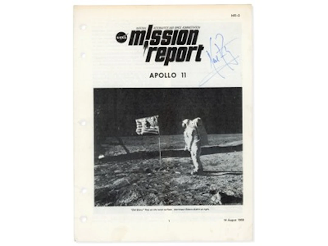 Neil Armstrong Apollo 11 Mission Report - Grad