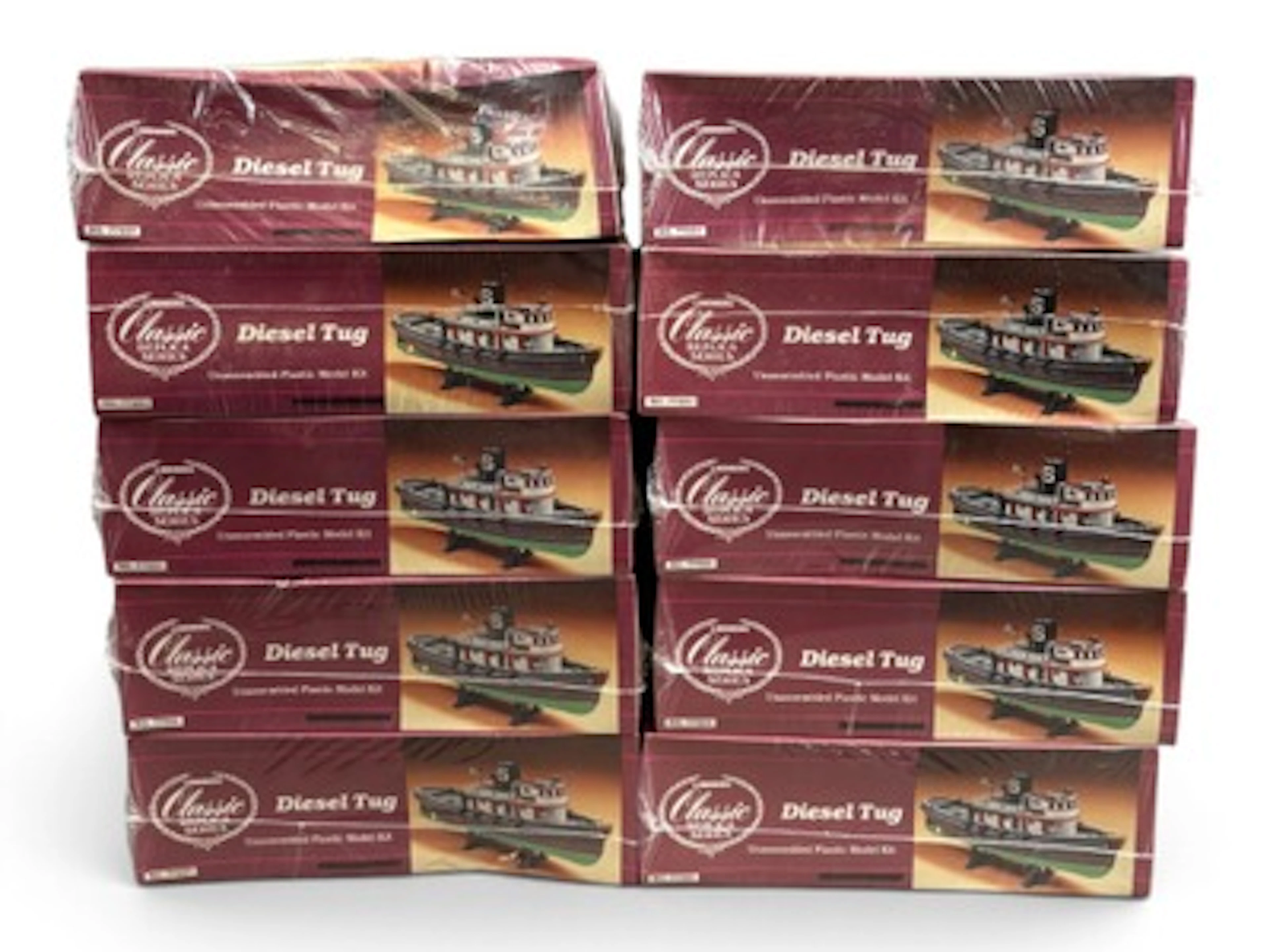 10 Sealed Lindberg 77221 Diesel Tug Boat Kits