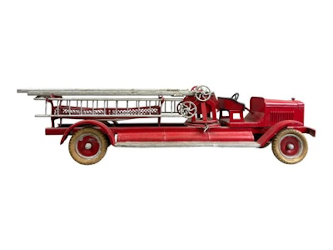 Kingsbury Pressed Steel Aerial Ladder Fire Truck