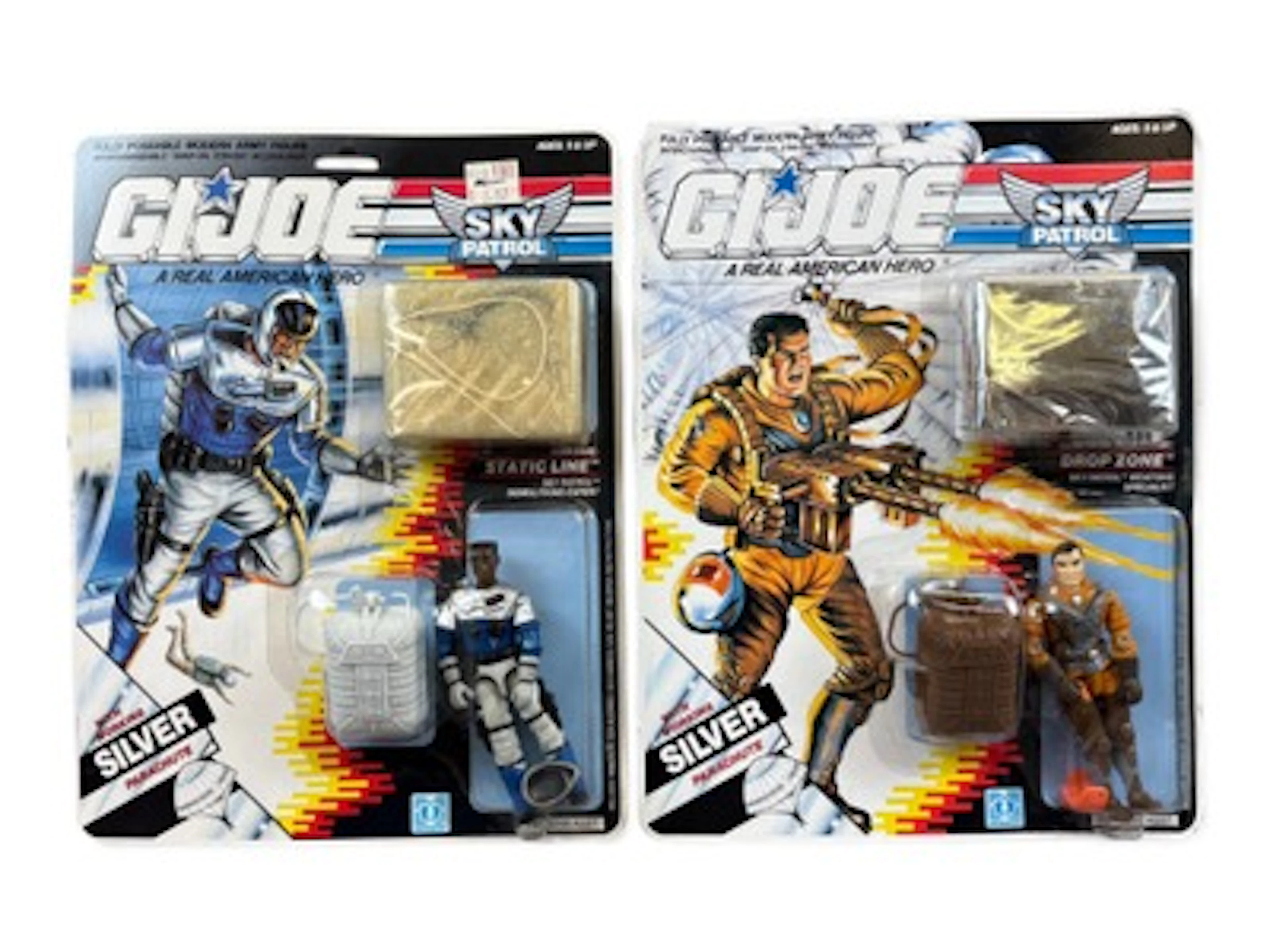 (2) 1990 MOC GI Joe Sky Patrol Action Figures