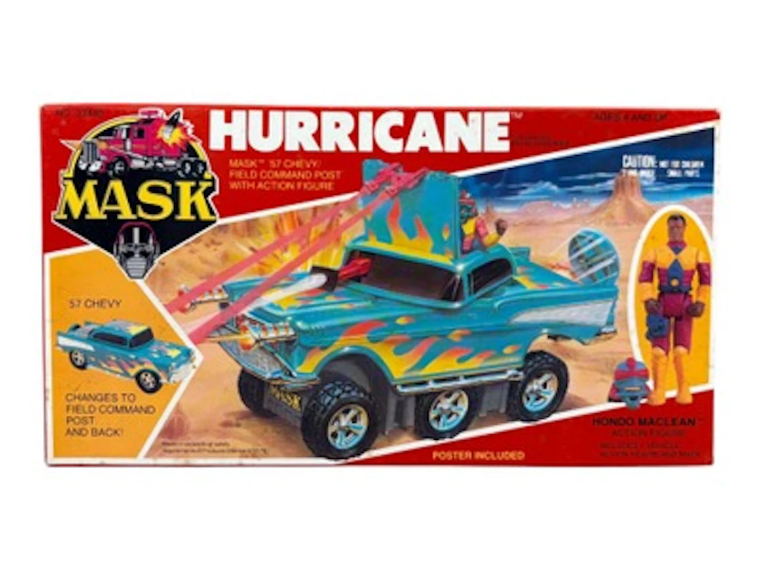 MISB, Kenner MASK Hurricane & Hondo Maclean Figure