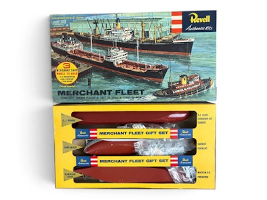 Scarce 1956 Revell Multi-Ship Model Kit