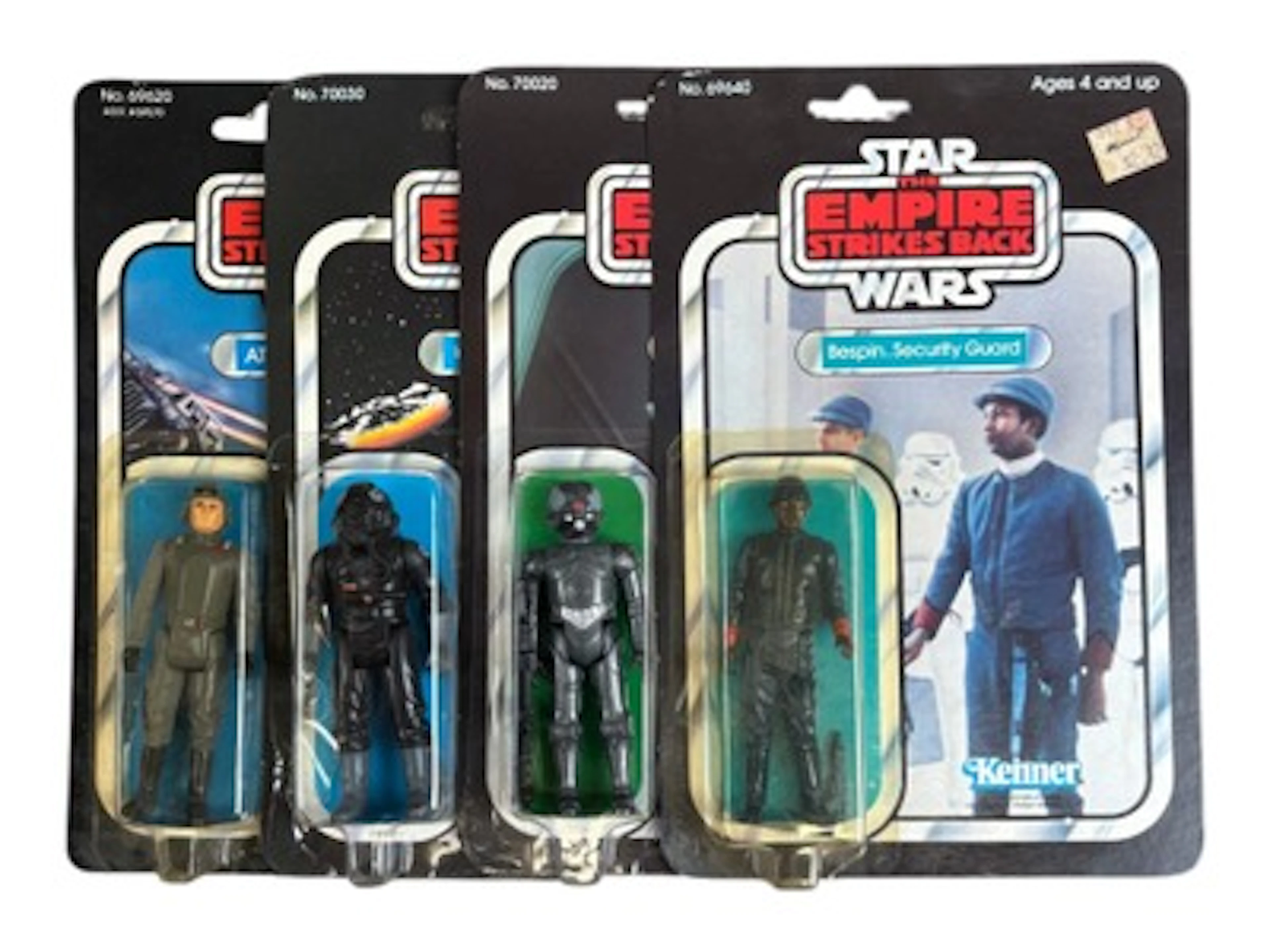 (4) 1982 MOC Star Wars ESB Figures, 47/48 Back