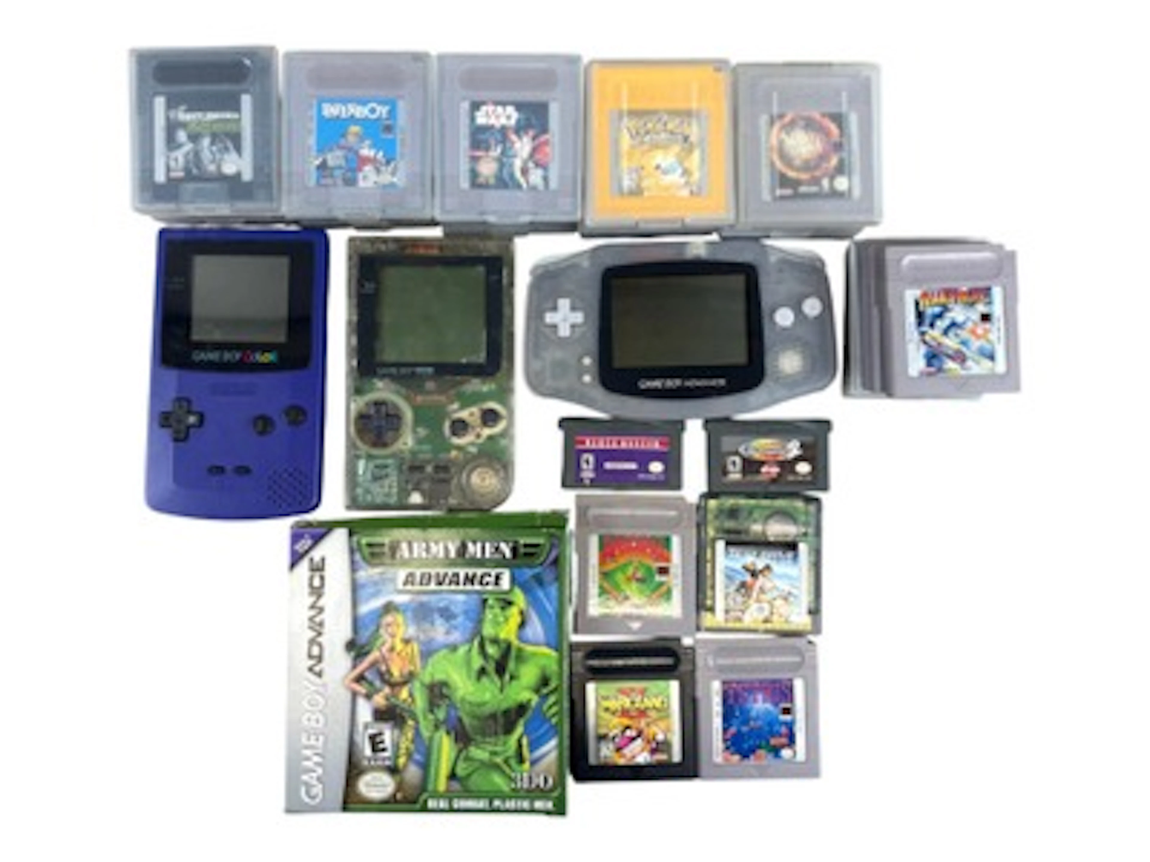 Vtg Nintendo Gameboy Lot, inclu. Pokemon Yellow