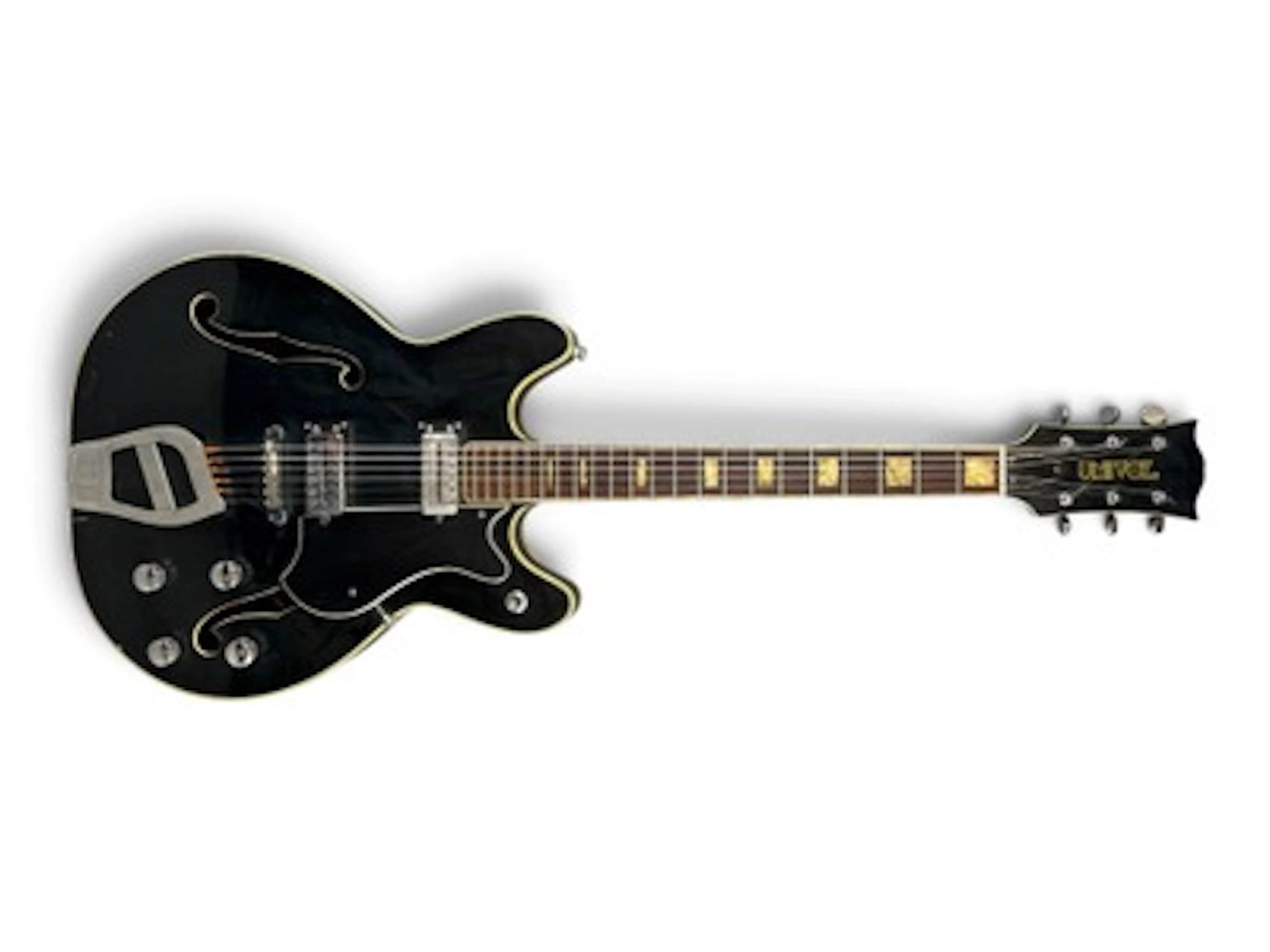 Vintage Univox Semi-Hollow Electric Guitar
