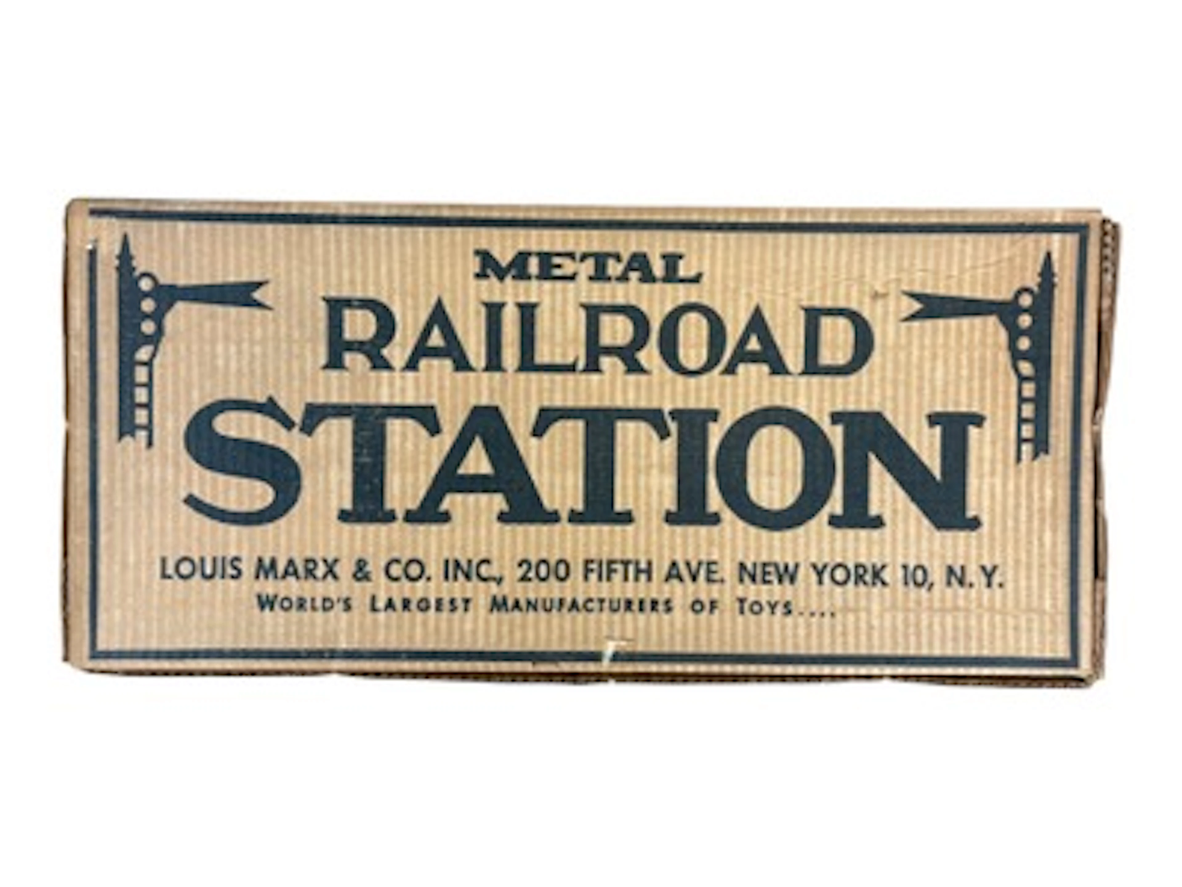 Marx 4412 Metal Railroad Station in Original Box
