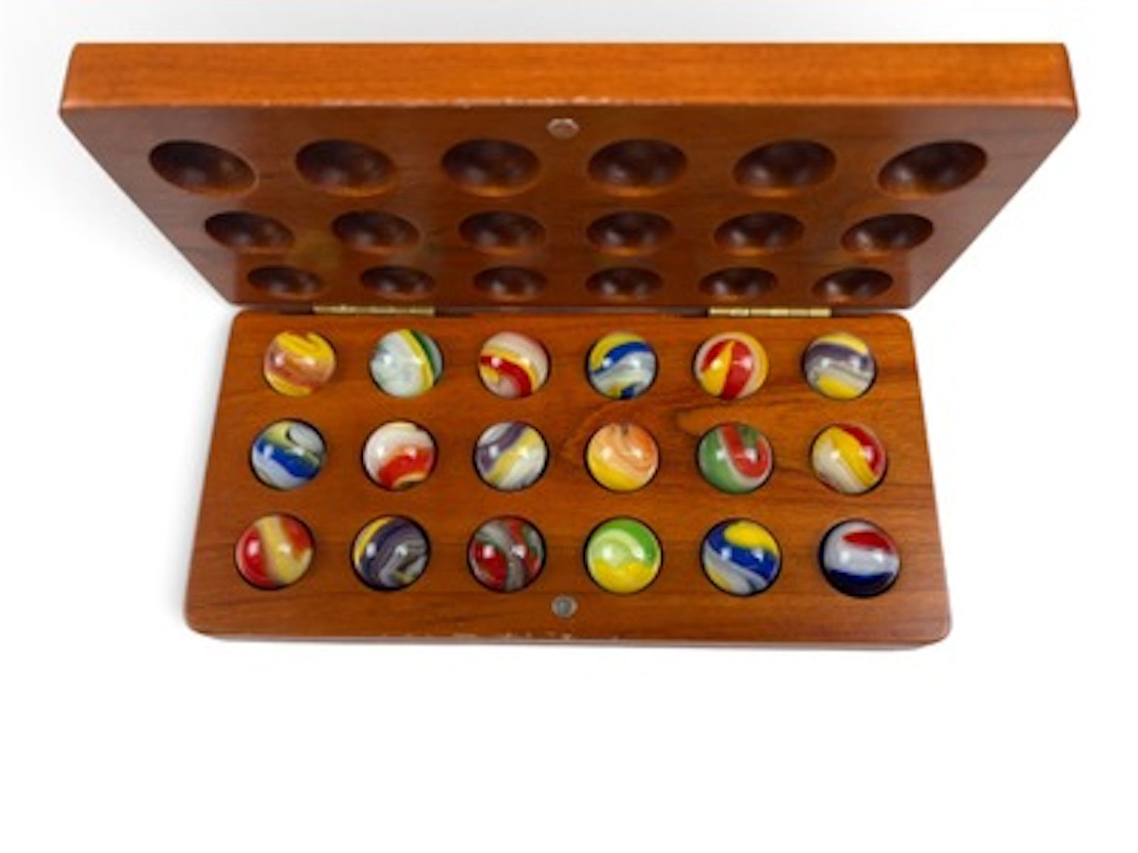 18 Vintage Akro Agate Popeye