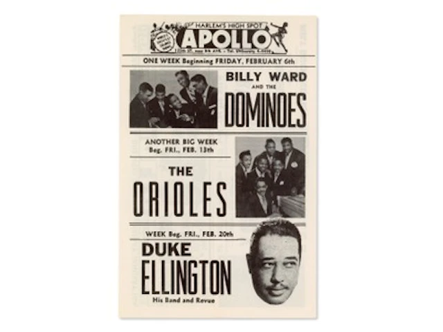 Apollo Theater Harlem Handbill