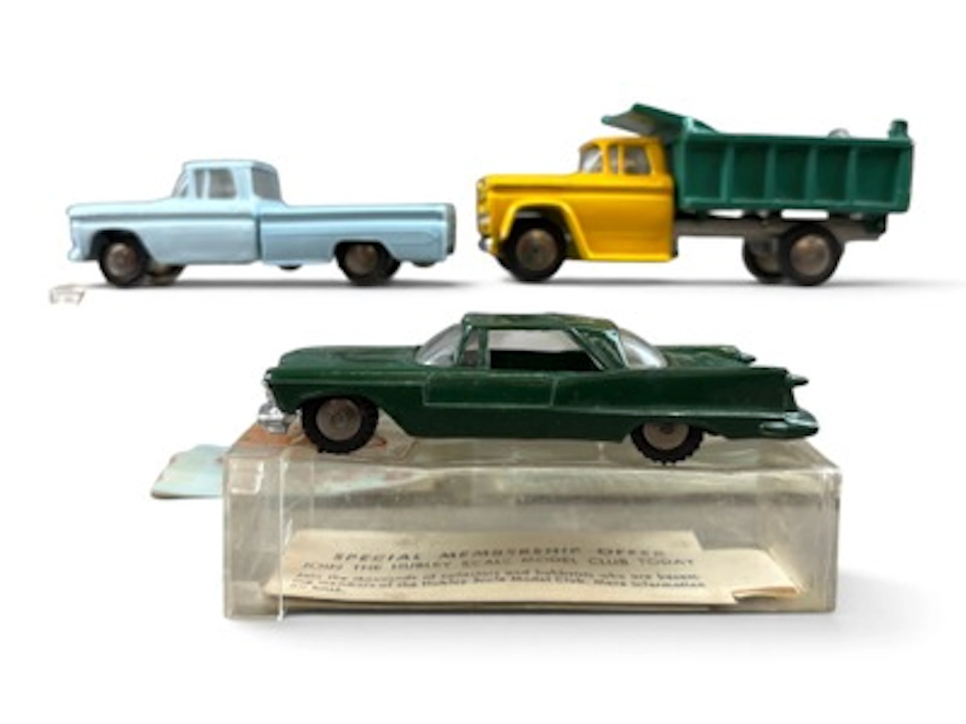 3 LN Boxed 1961 Hubley Real Toy Vehicles