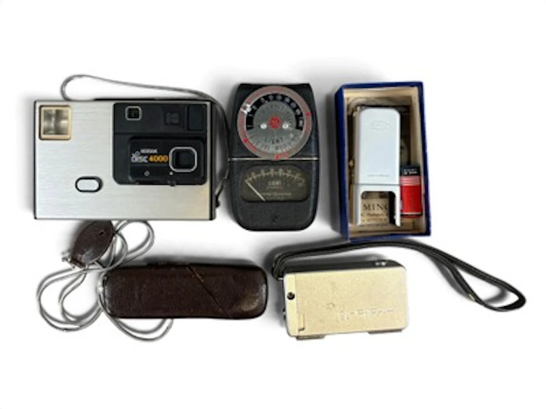 Vintage Minox Cameras & GE Light Meter