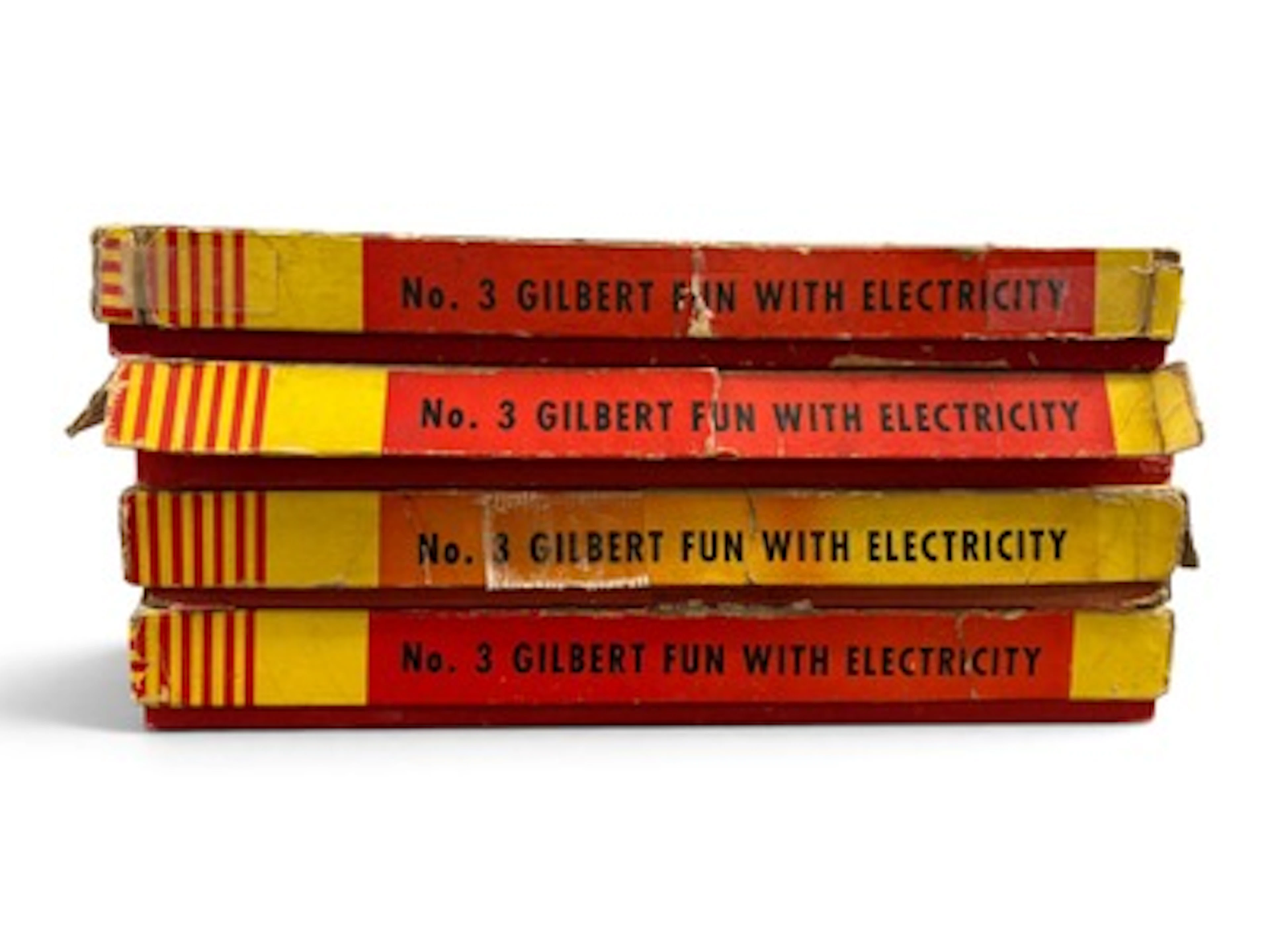 (4) A.C. Gilbert No. 3 "Fun With Electricity" Sets