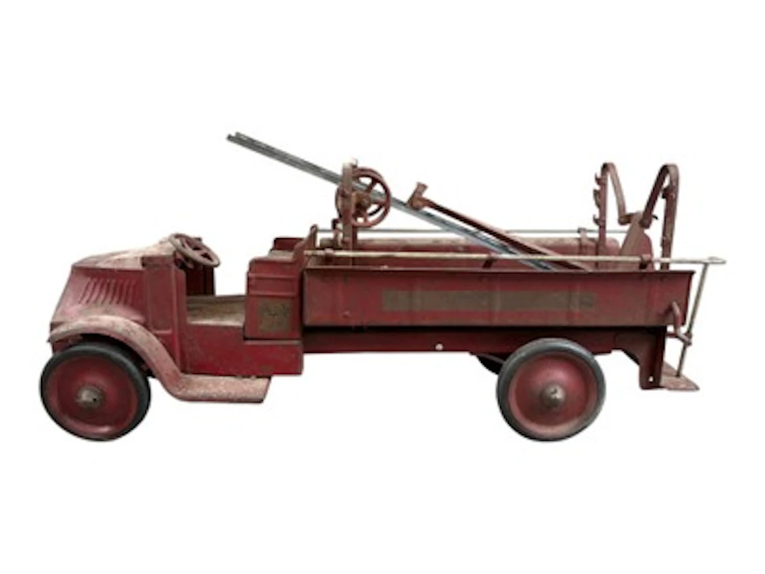 Steelcraft City Fire Dept Pressed Steel Truck