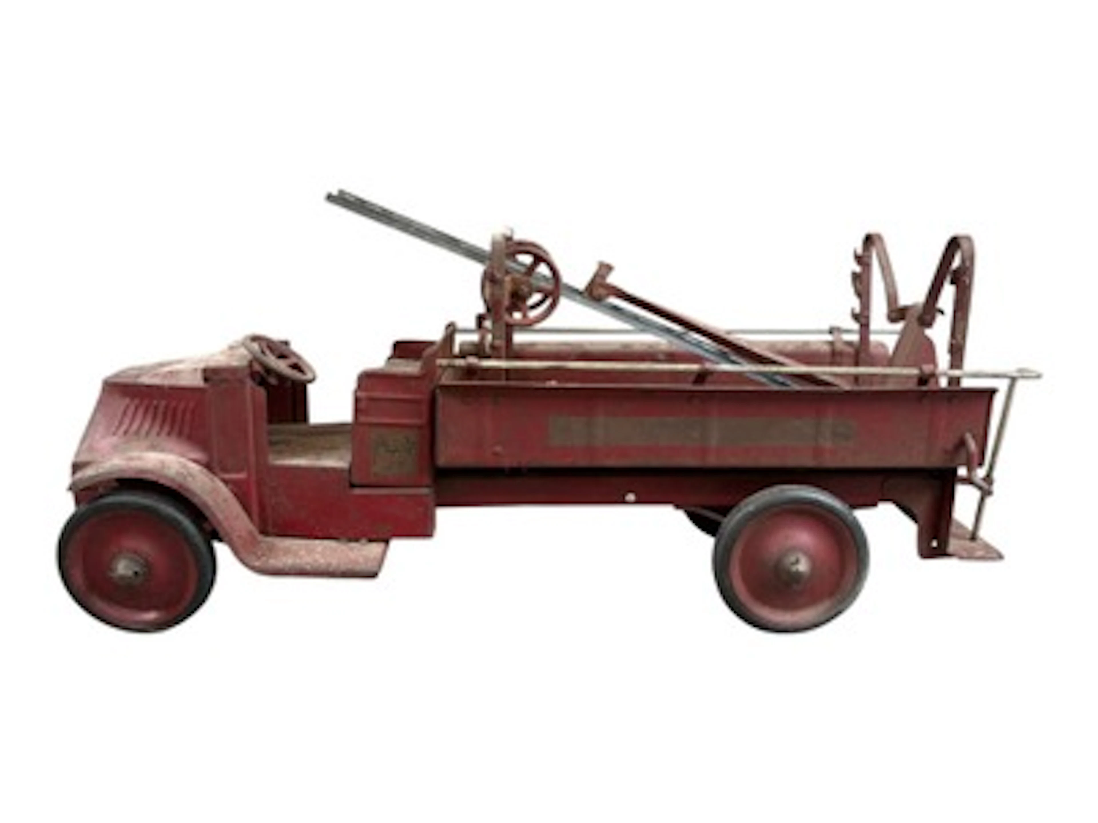 Steelcraft City Fire Dept Pressed Steel Truck