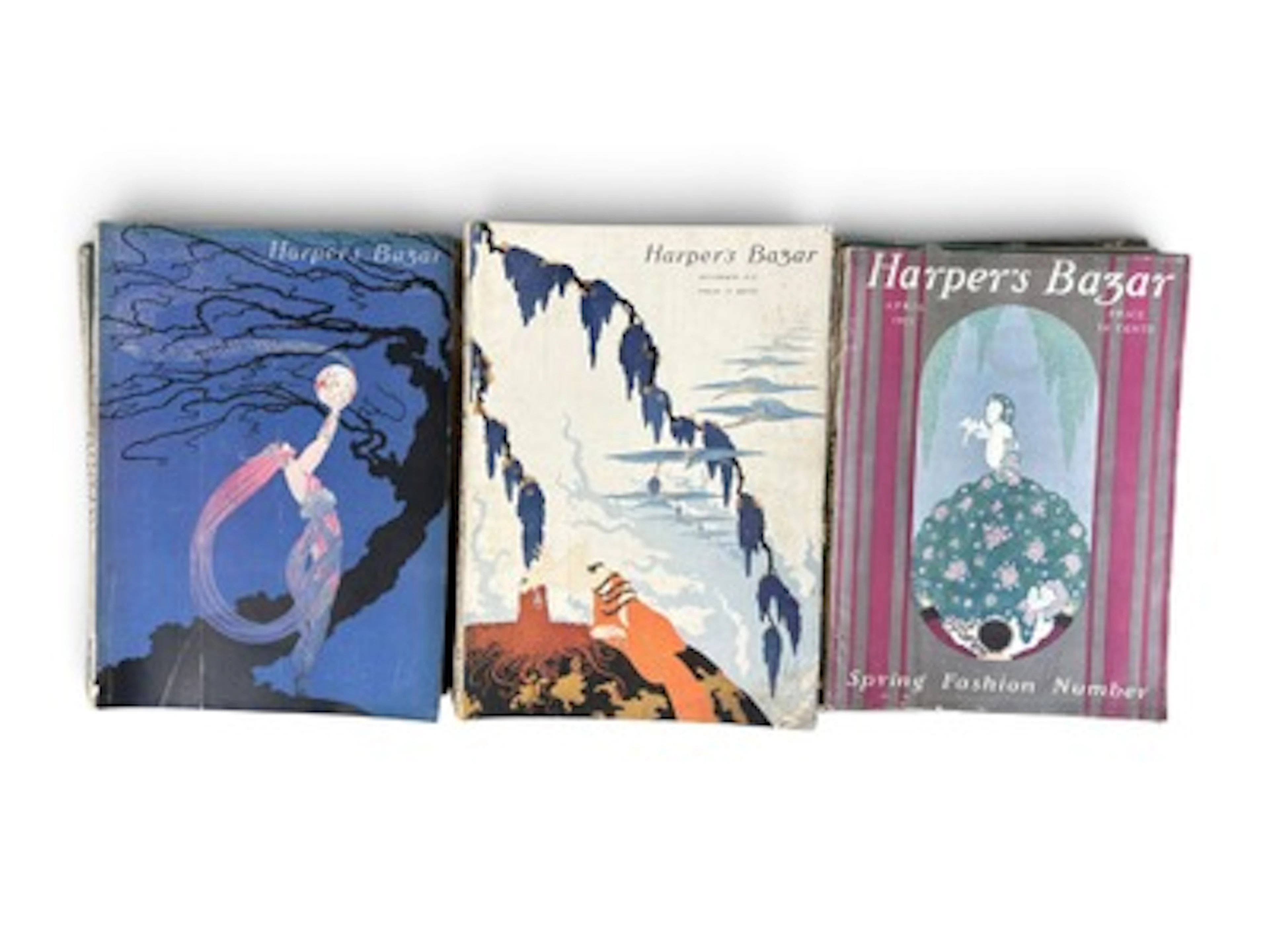 (32) Vintage Harper's Bazar Magazines 1917-1922